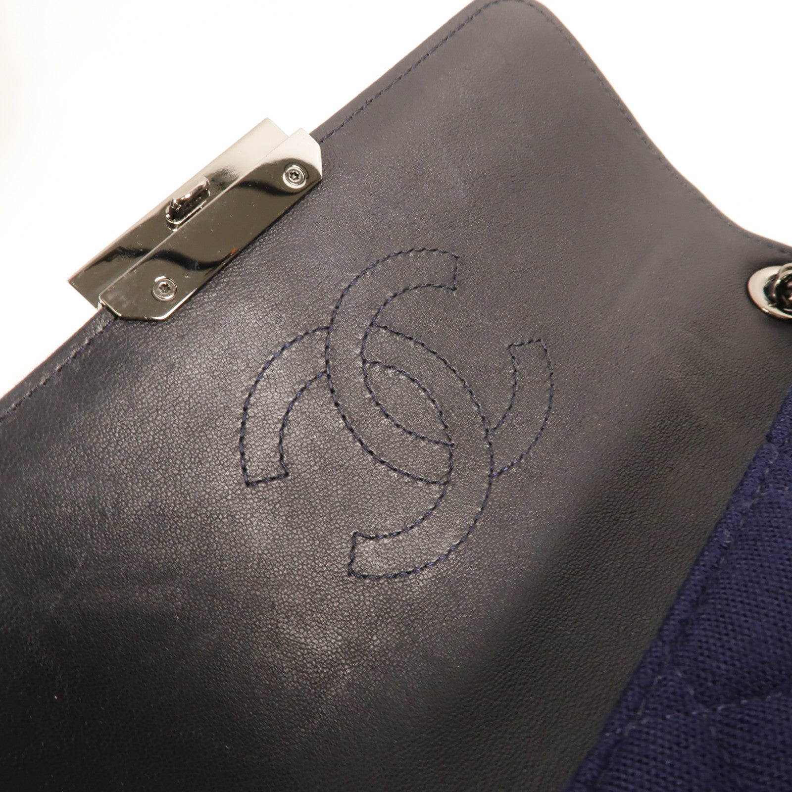 CHANEL 針織布Chic With Me Flap Bag肩背袋