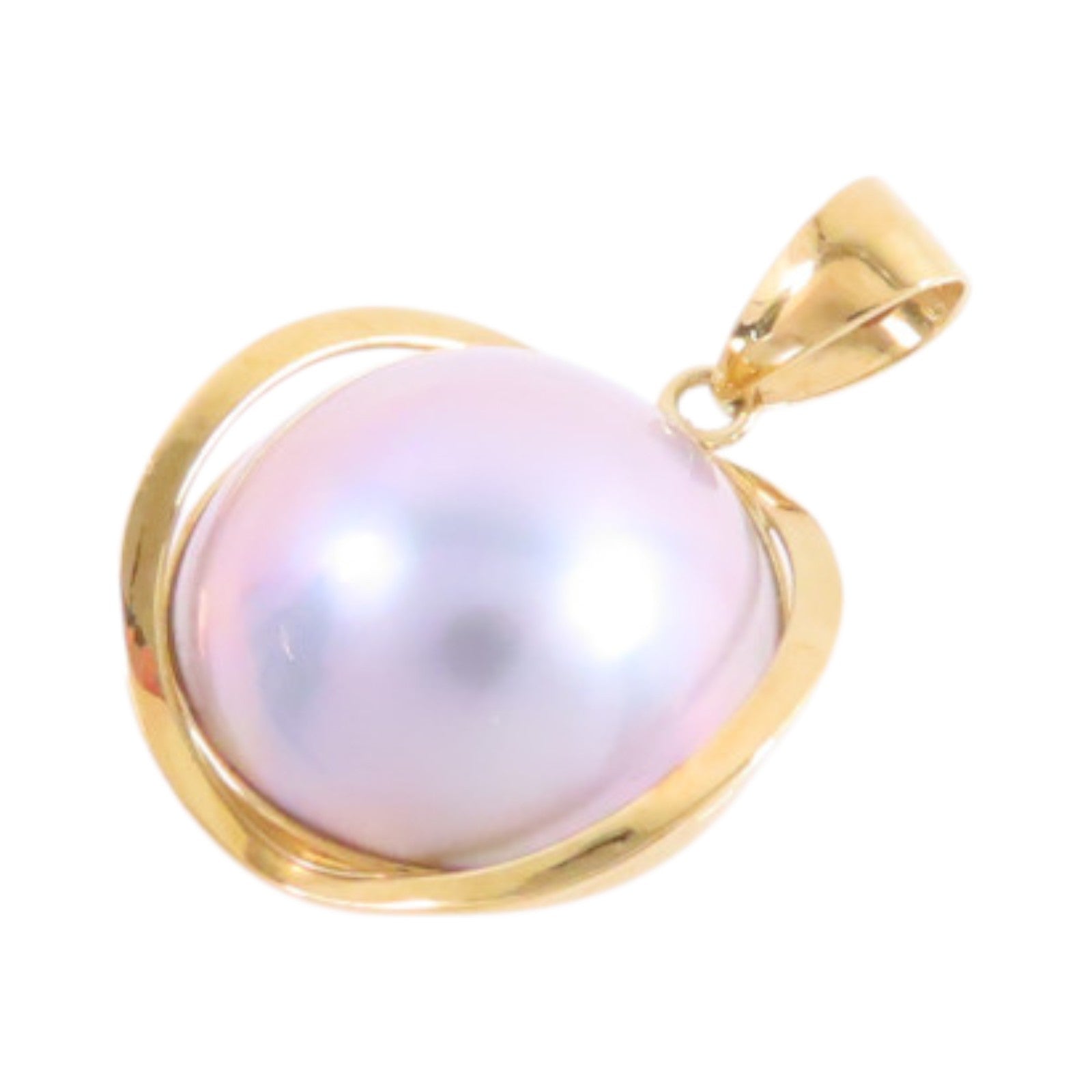 JEWELRY 18K黃金/珍珠/珍珠母Pearl Pendant Top吊墜頭扣