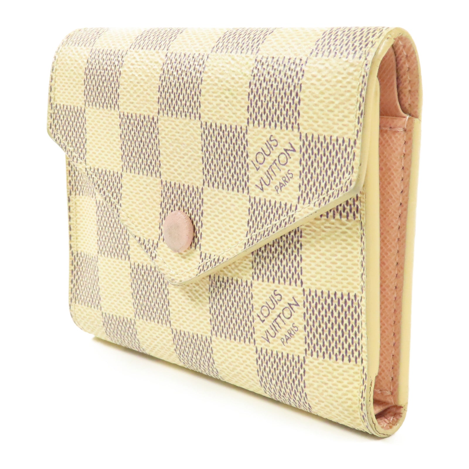 LOUIS VUITTON Damier Azur Victorine Wallet錢包