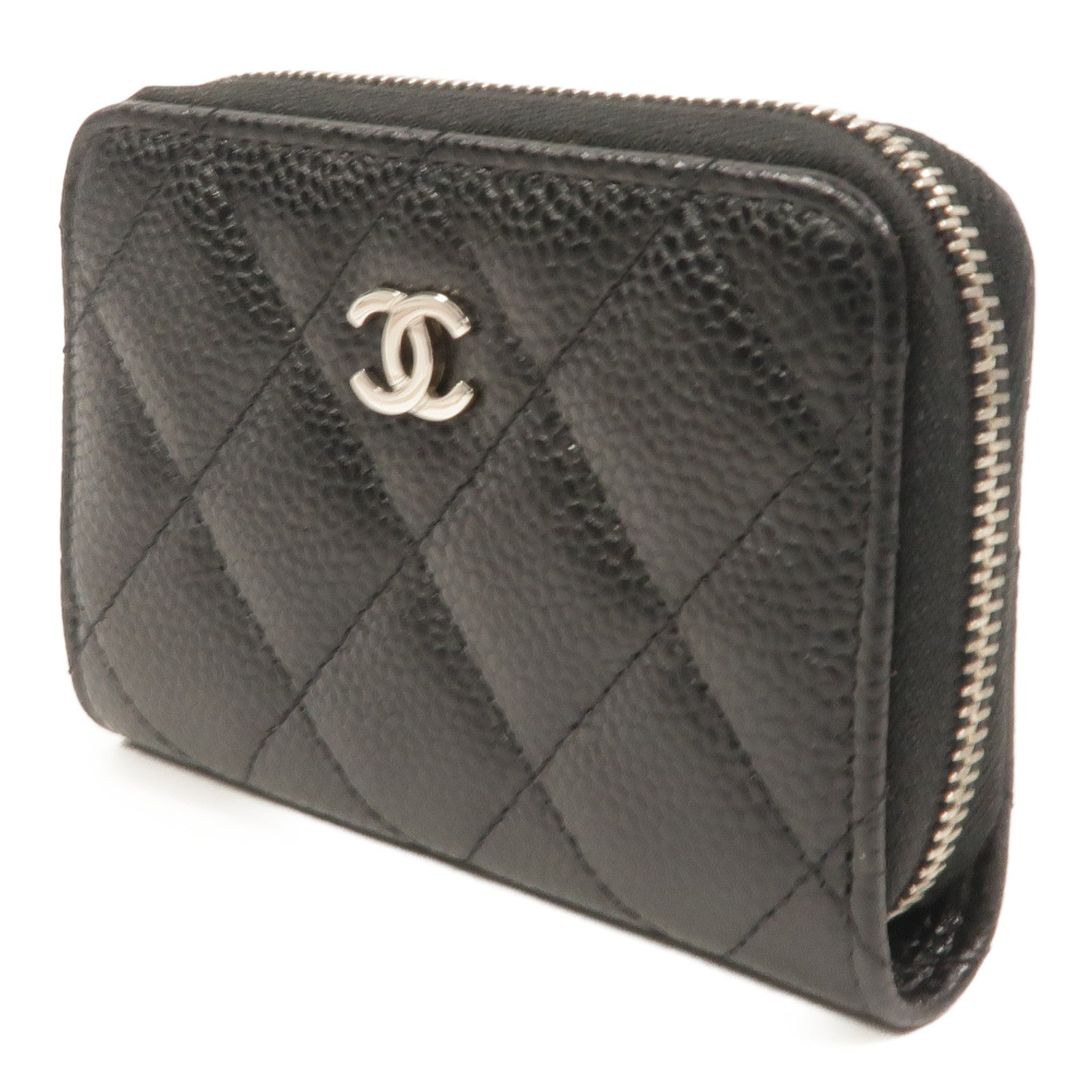 CHANEL 牛皮皮革Classic Zipped Coin Purse零錢包