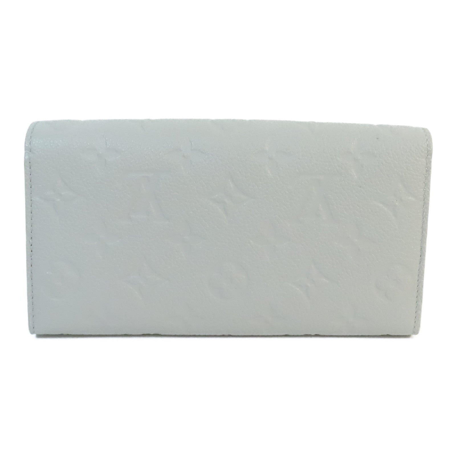 LOUIS VUITTON Monogram Empreinte Long Wallet Sarah銀扣長錢包