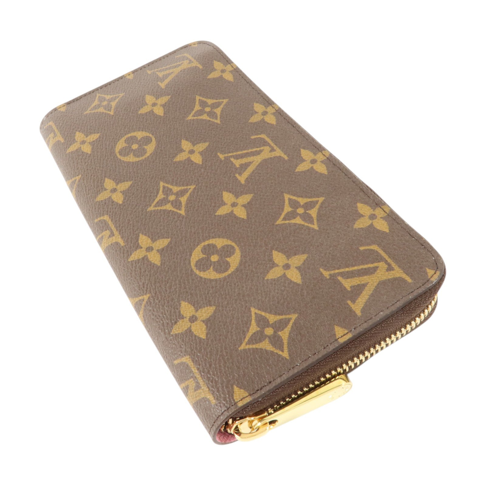 LOUIS VUITTON Monogram Vivienne Zippy Wallet金扣長錢包