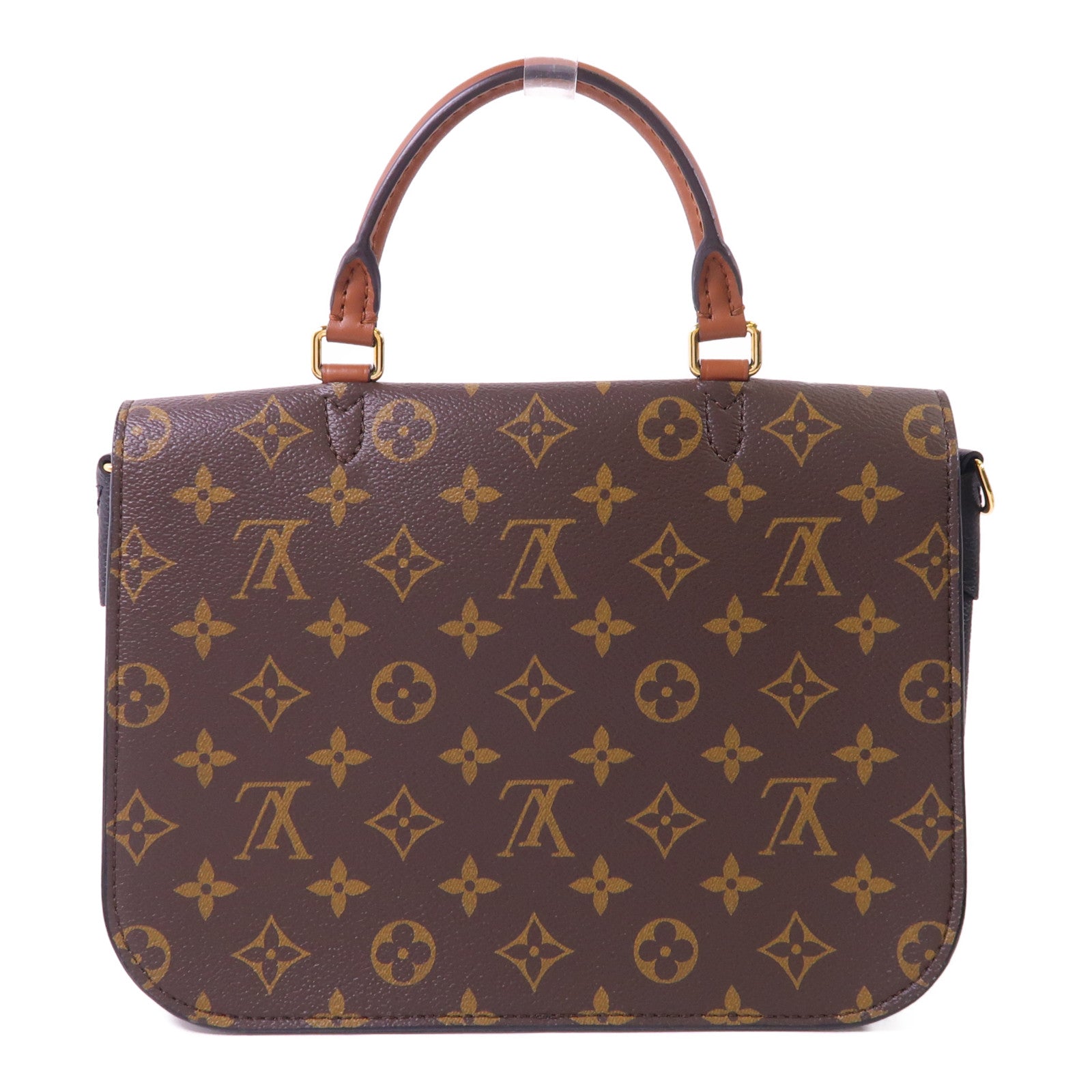 LOUIS VUITTON Monogram Vanguard金扣手挽肩背兩用袋