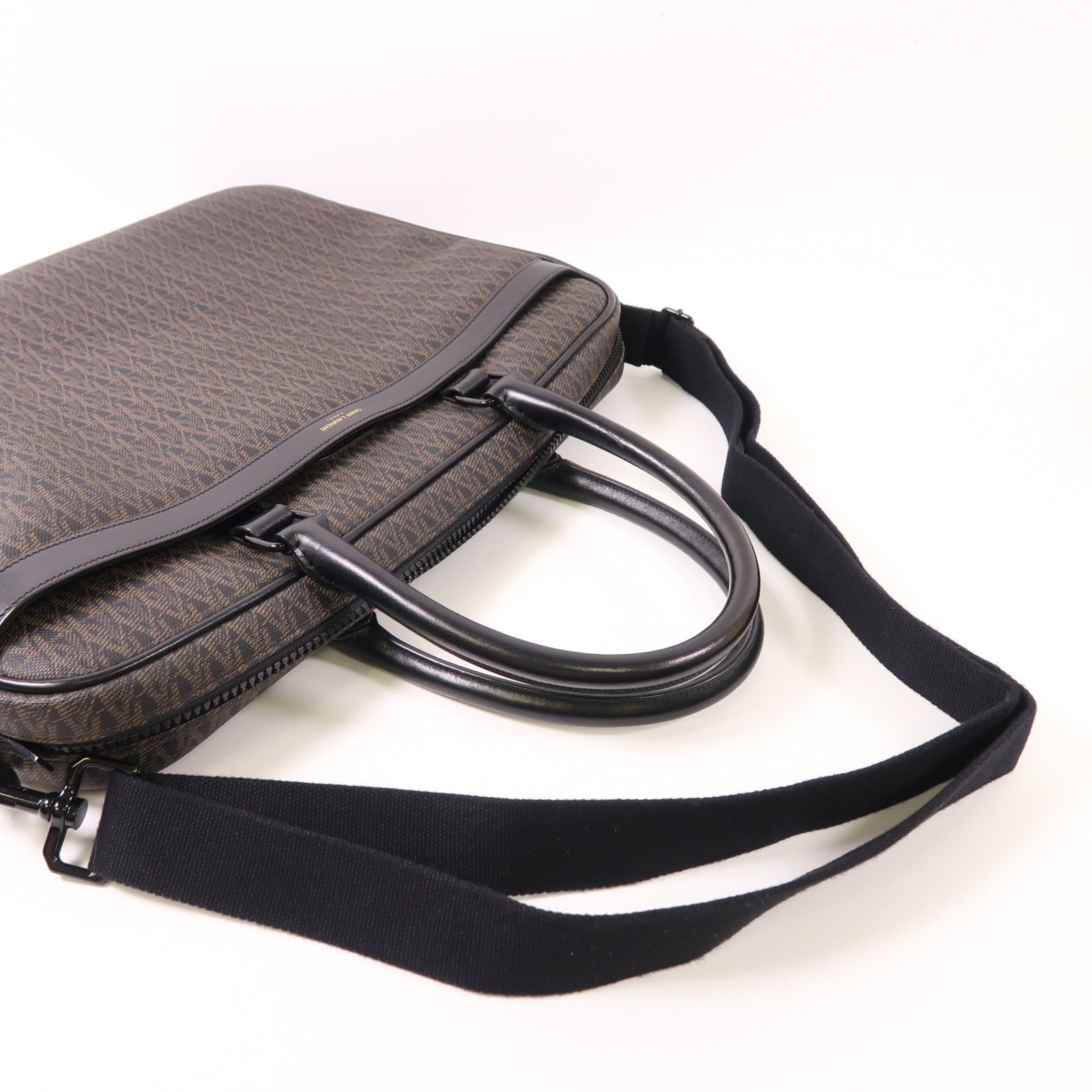 SAINT LAURENT 塗層帆布2 Way Bag手挽肩背兩用袋