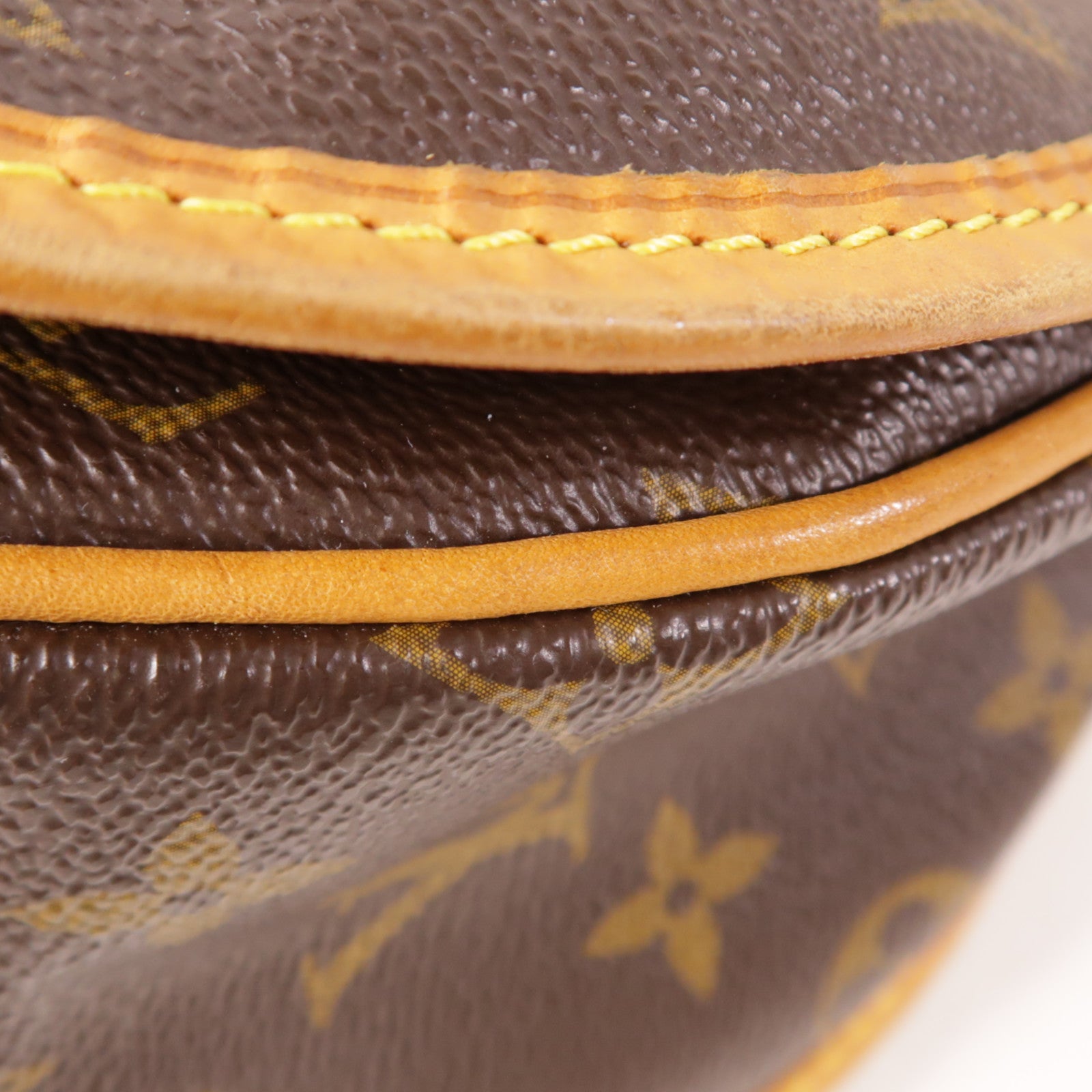 LOUIS VUITTON Monogram Menilmontant MM金扣肩背袋棕色
