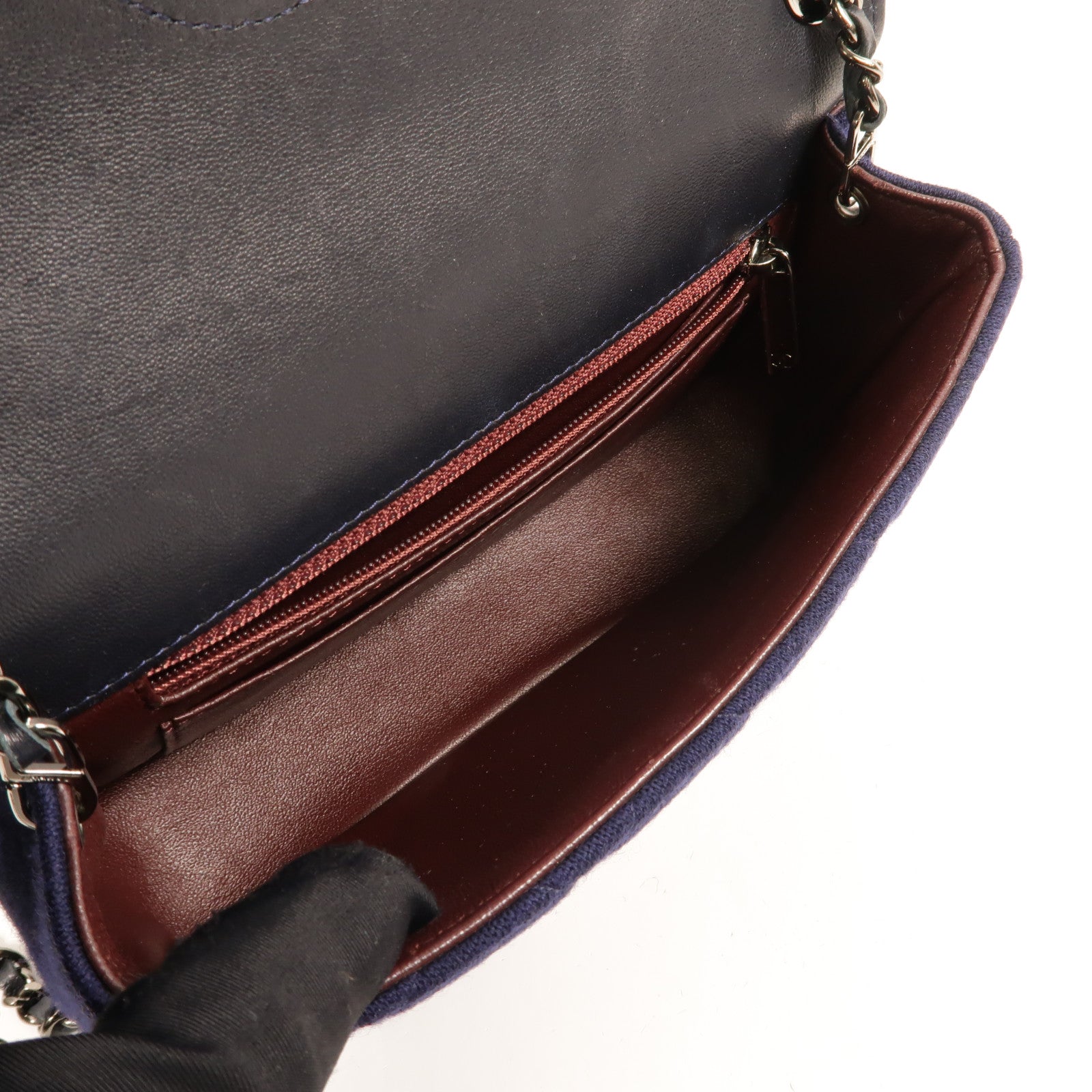 CHANEL 針織布Chic With Me Flap Bag肩背袋