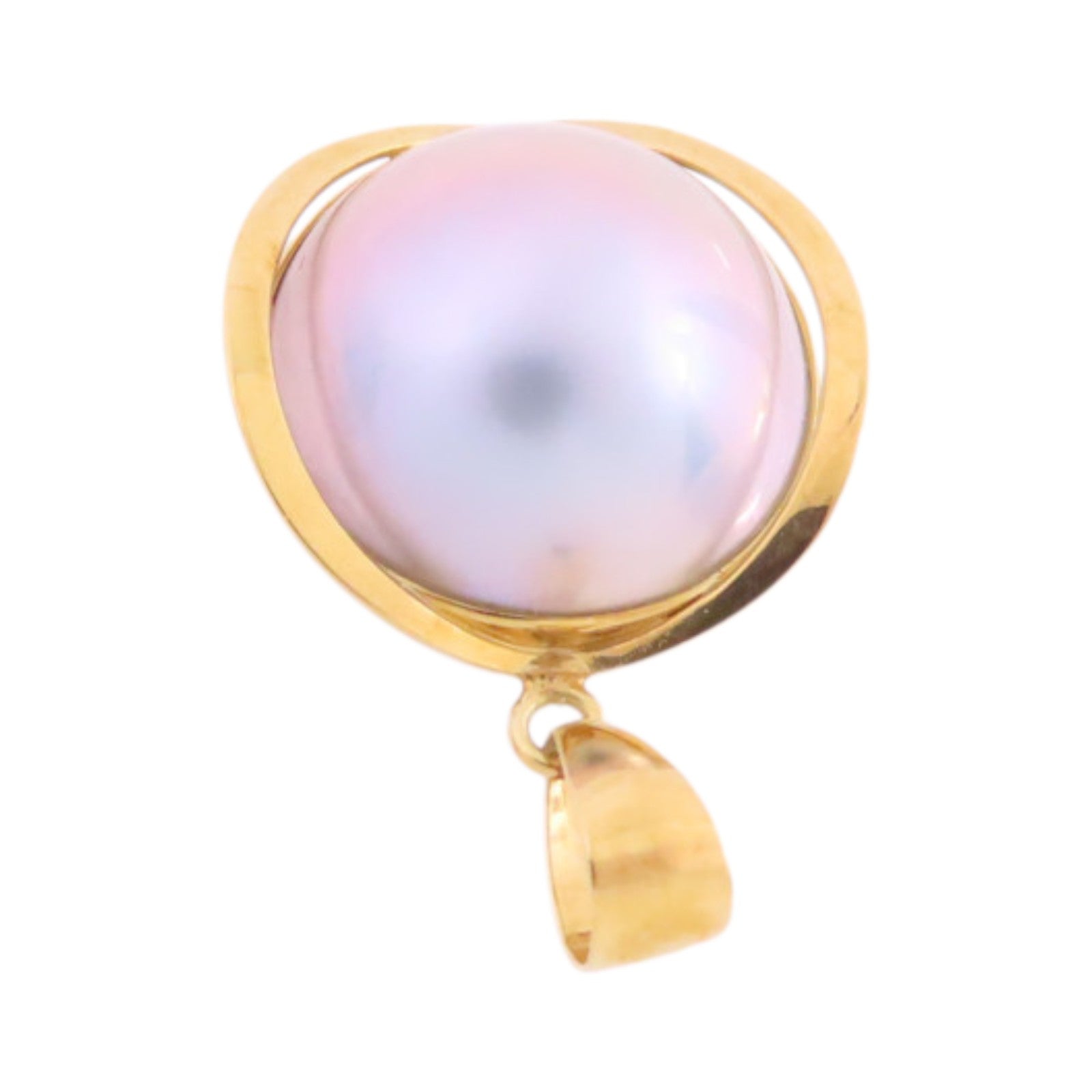 JEWELRY 18K黃金/珍珠/珍珠母Pearl Pendant Top吊墜頭扣