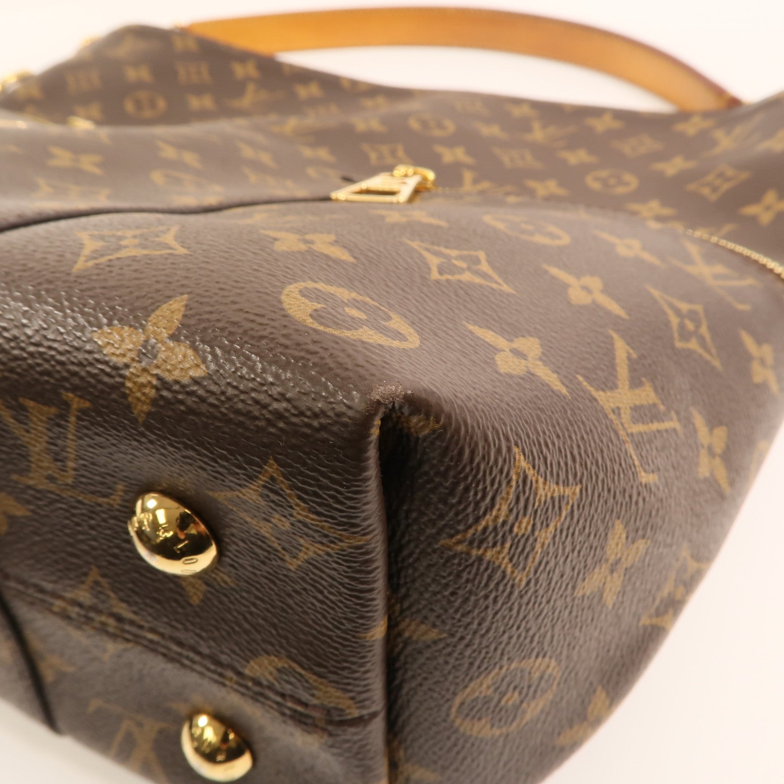 LOUIS VUITTON Monogram Melie金扣手挽袋