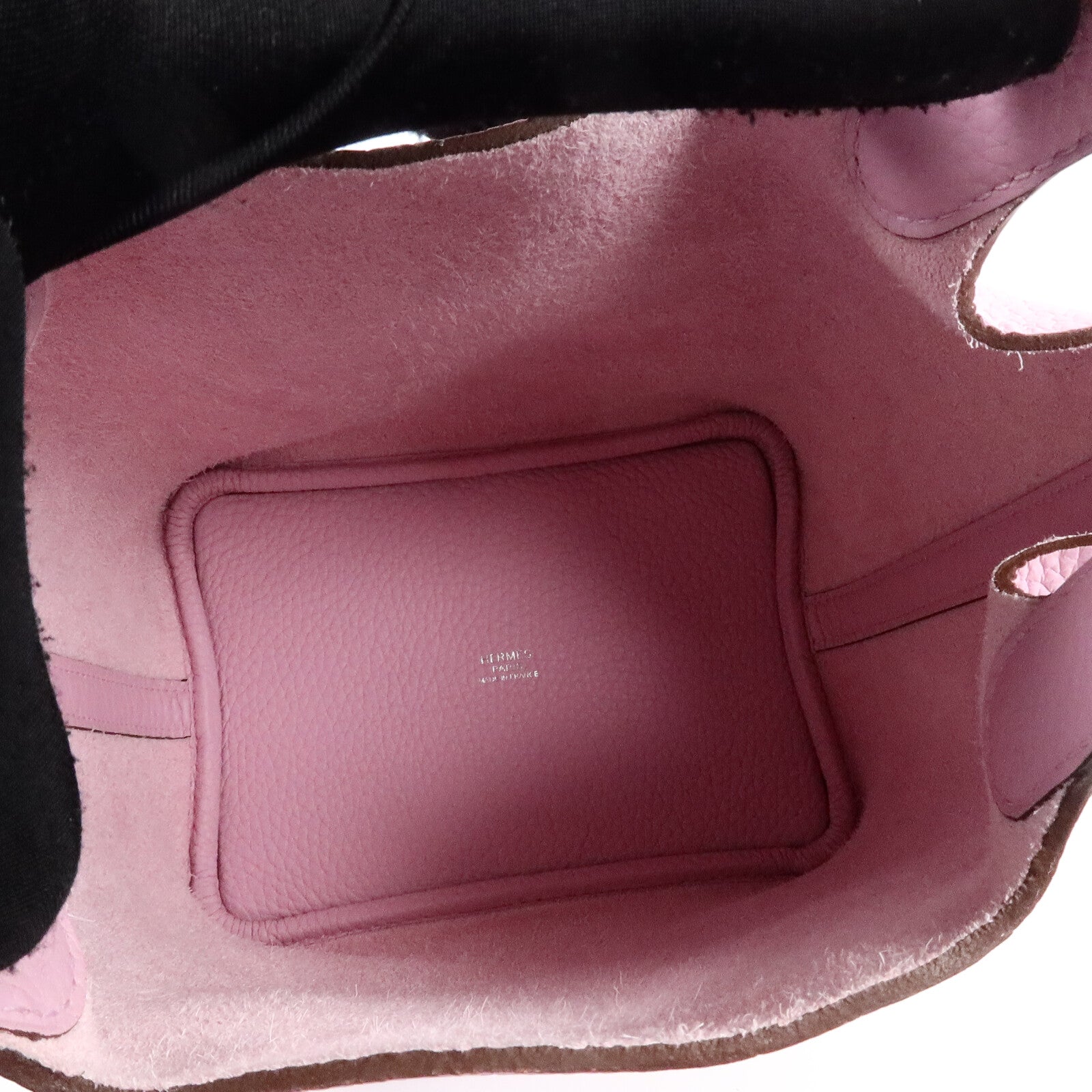 HERMES Clemence皮革Picotin PM手挽袋Mauve Sylvestre
