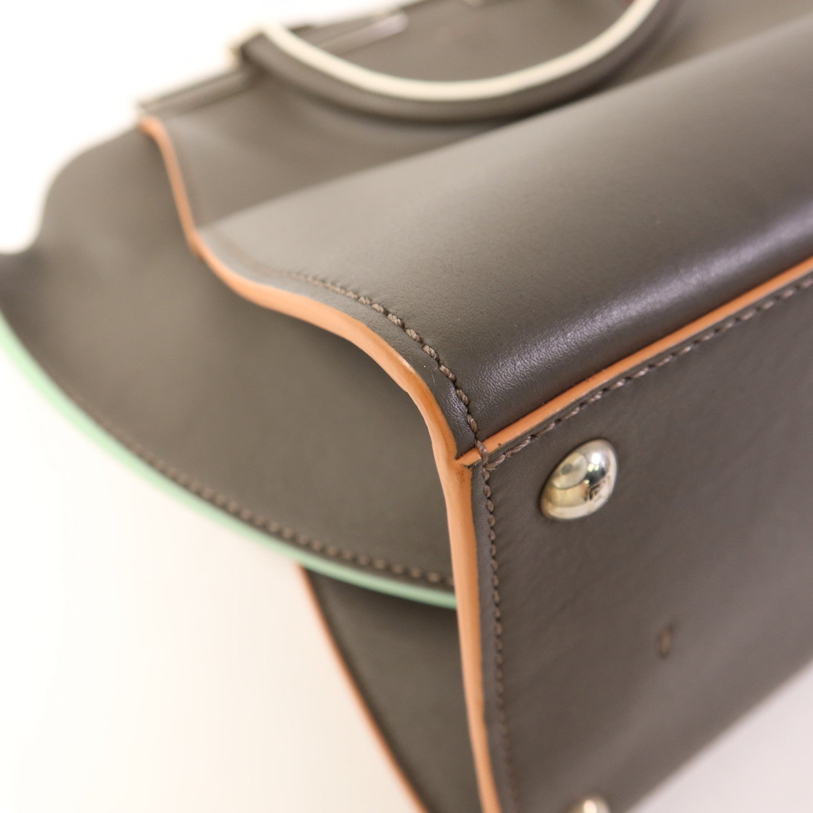 FENDI 牛皮皮革3 Jours銀扣手挽肩背兩用袋