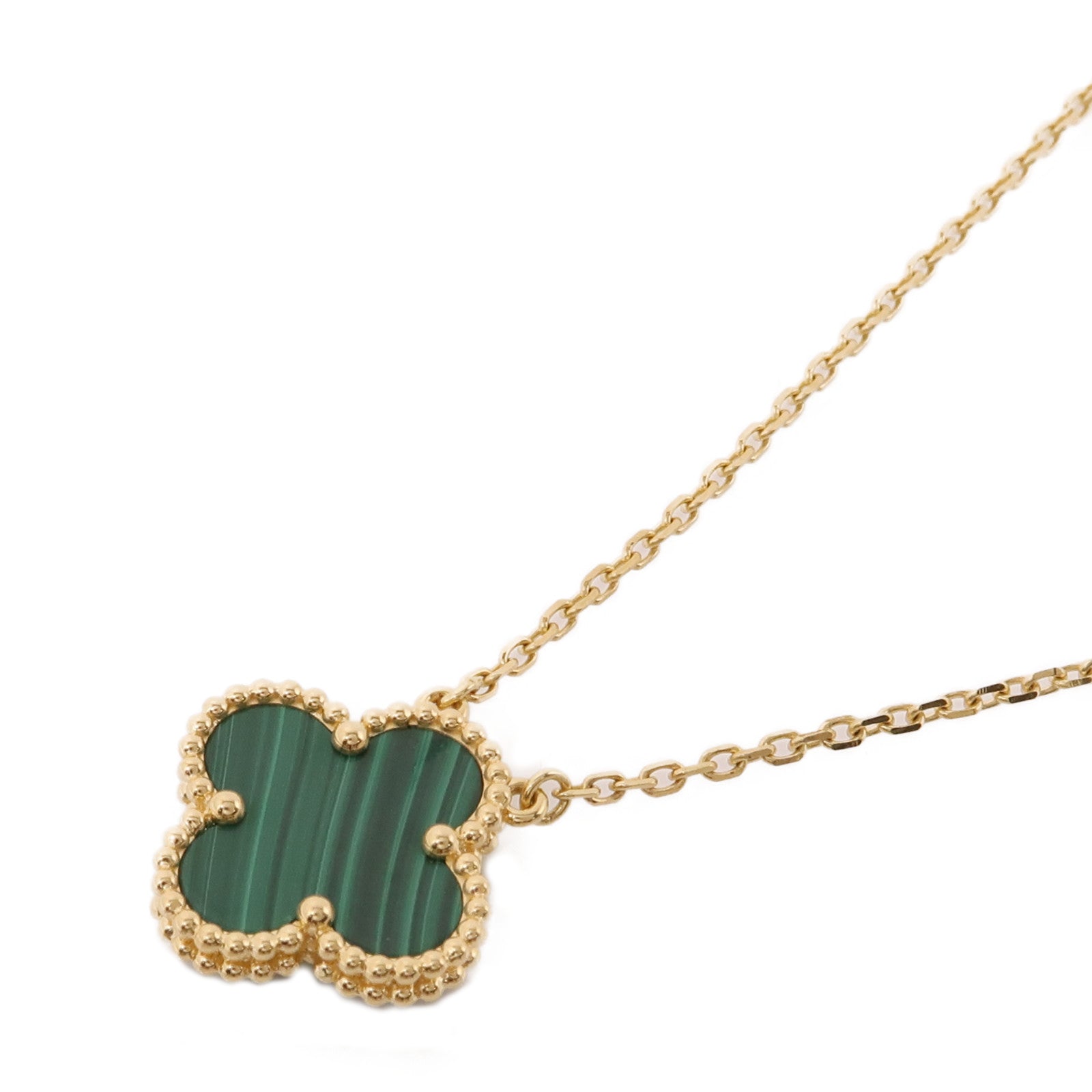 Van Cleef & Arpels 18K黃金Vintage Alhambra Pendant項鍊
