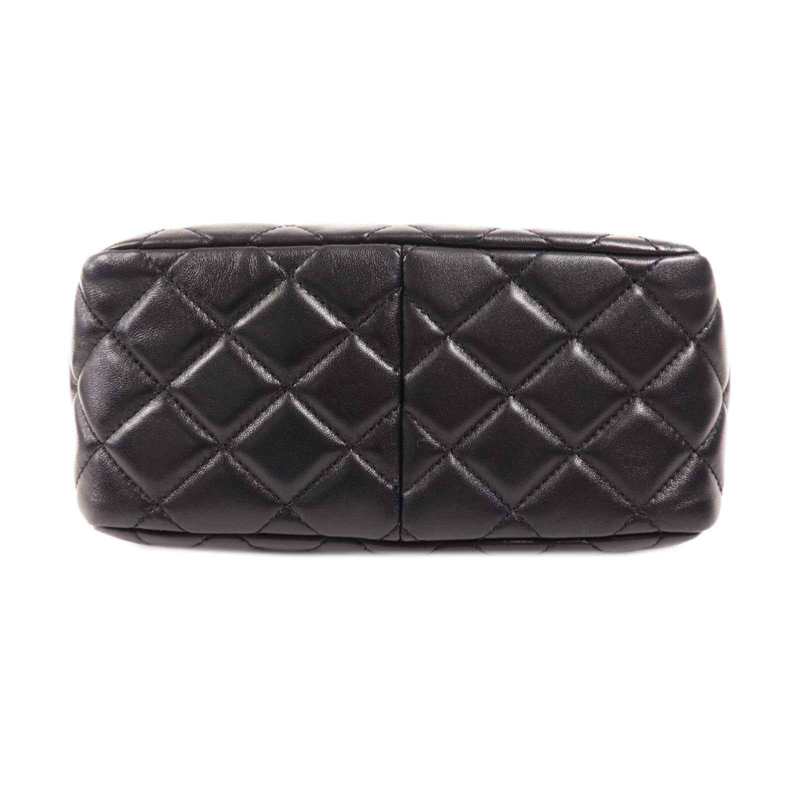 CHANEL 羊皮皮革Matelasse Small金扣鏈帶肩背袋