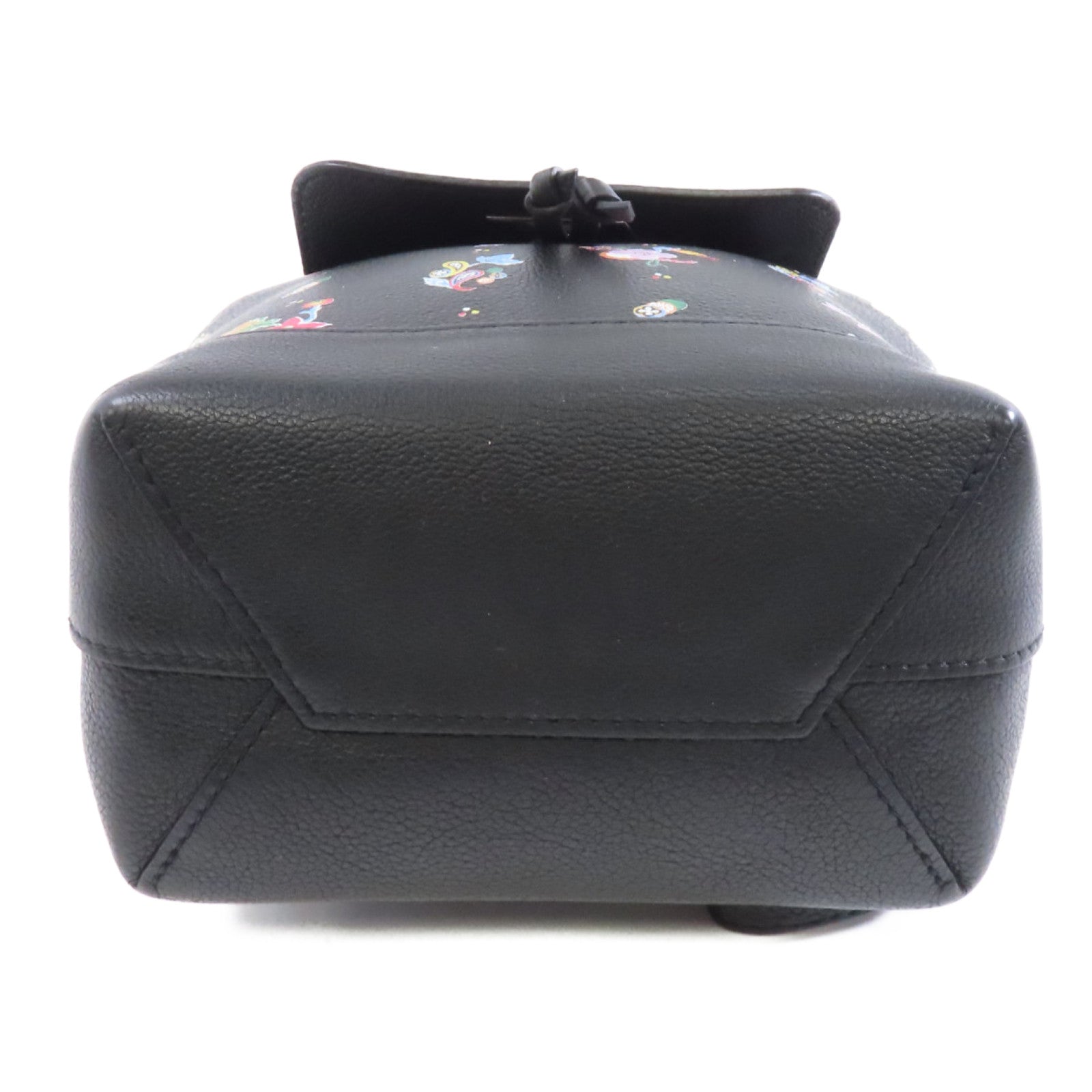 LOUIS VUITTON 牛皮皮革Lock Me Backpack Mini銀扣背包背包