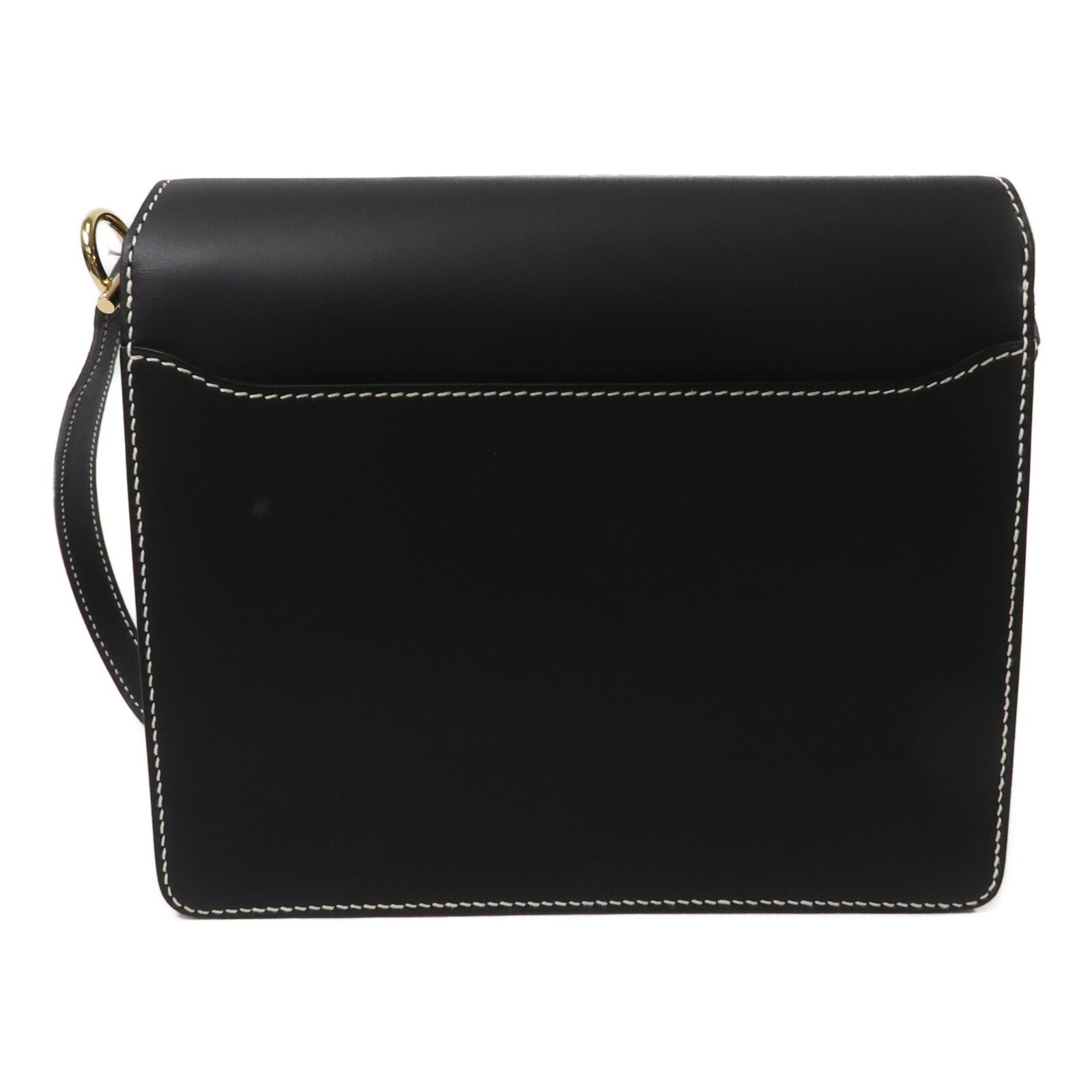 HERMES Sombrero皮革Roulis 23肩背袋Noir