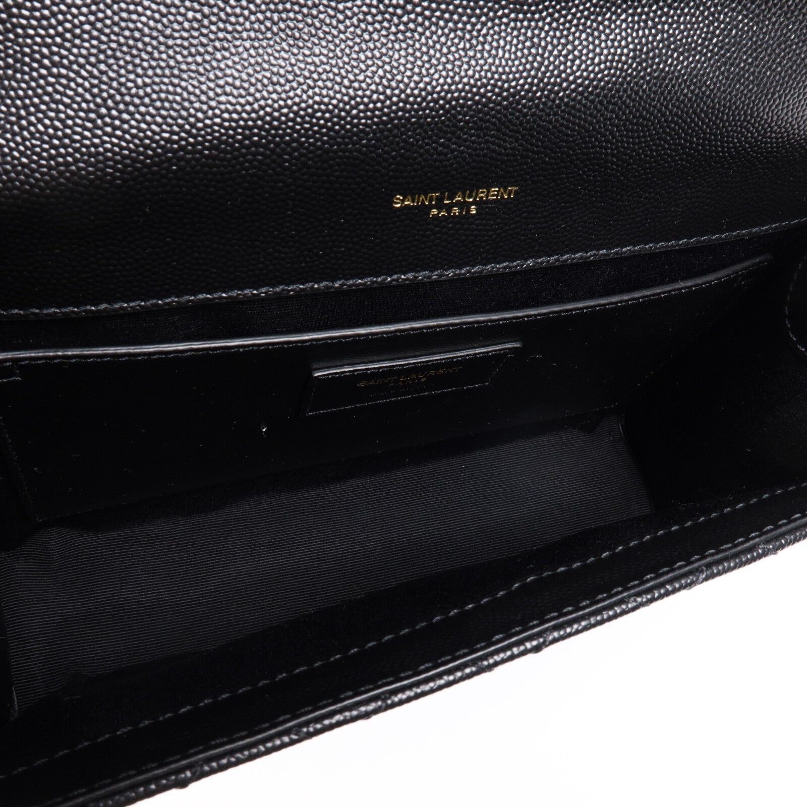 SAINT LAURENT 牛皮皮革Envelope Medium鏈帶肩背袋