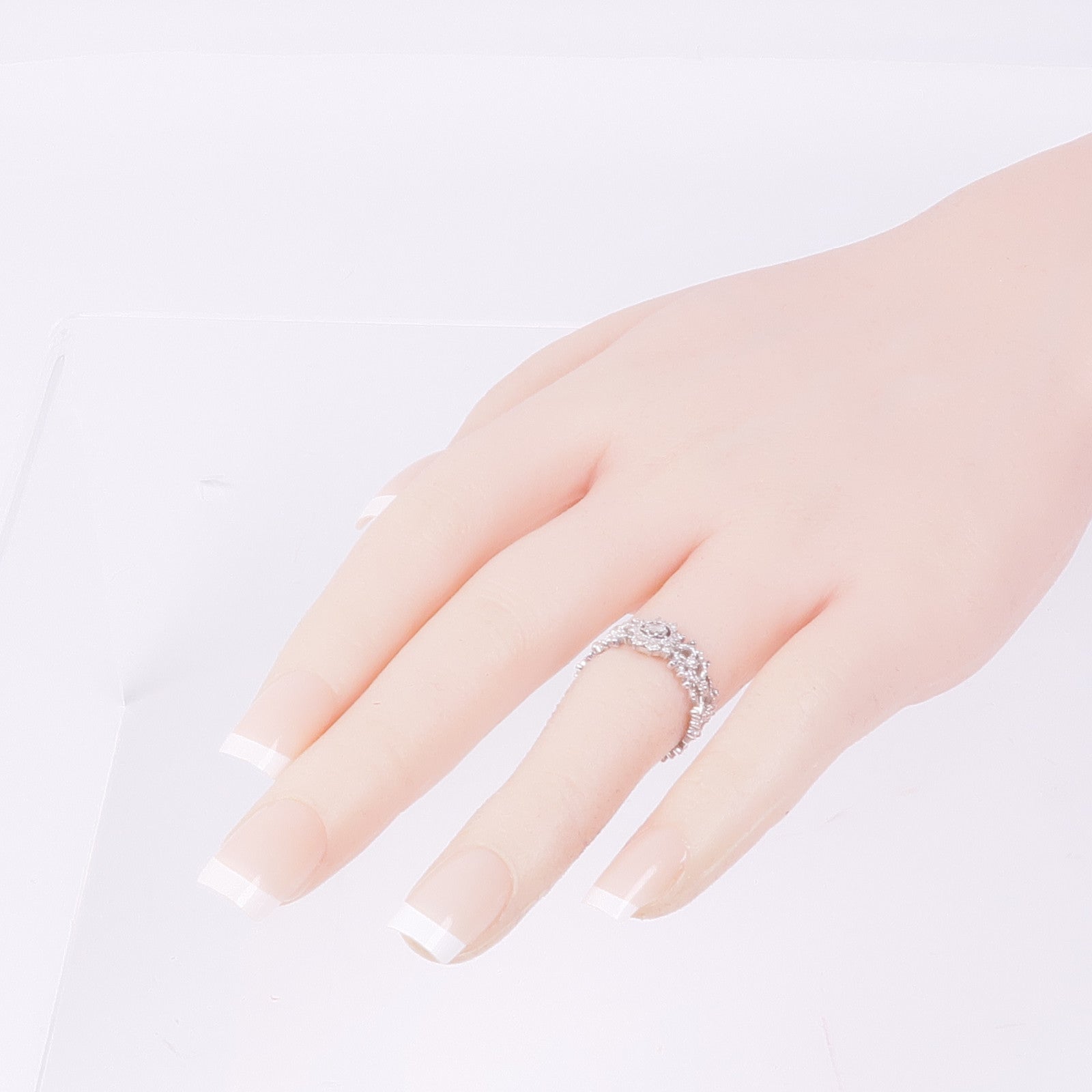 JEWELRY 【激減優惠】PT900鉑金Diamond Ring鑽石戒指US#5.25