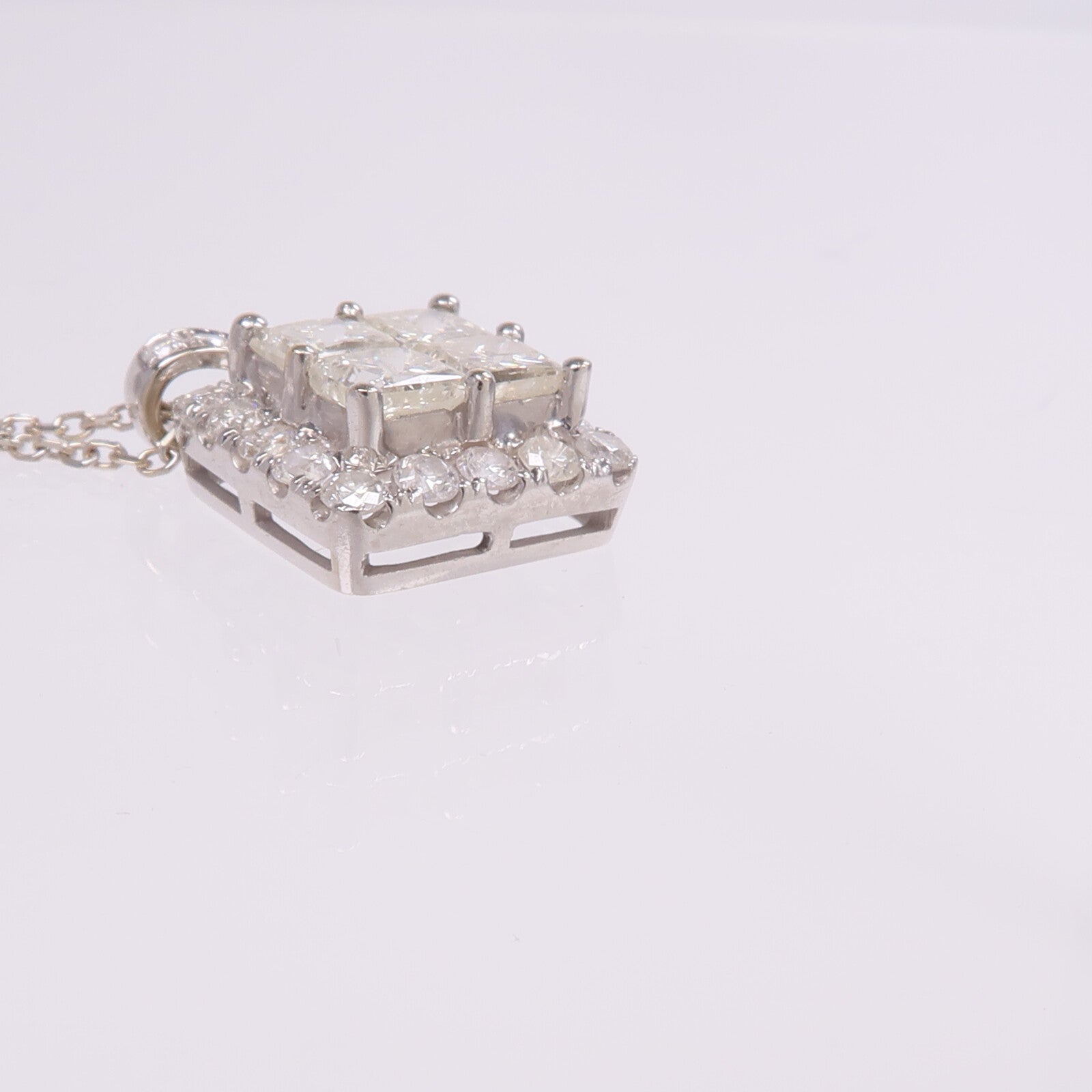 JEWELRY 【激減優惠】18K白金Diamond Necklace鑽石項鍊