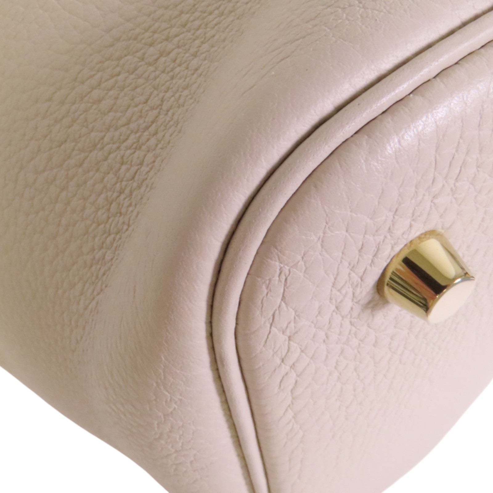 HERMES Clemence皮革Picotin MM金扣手挽袋