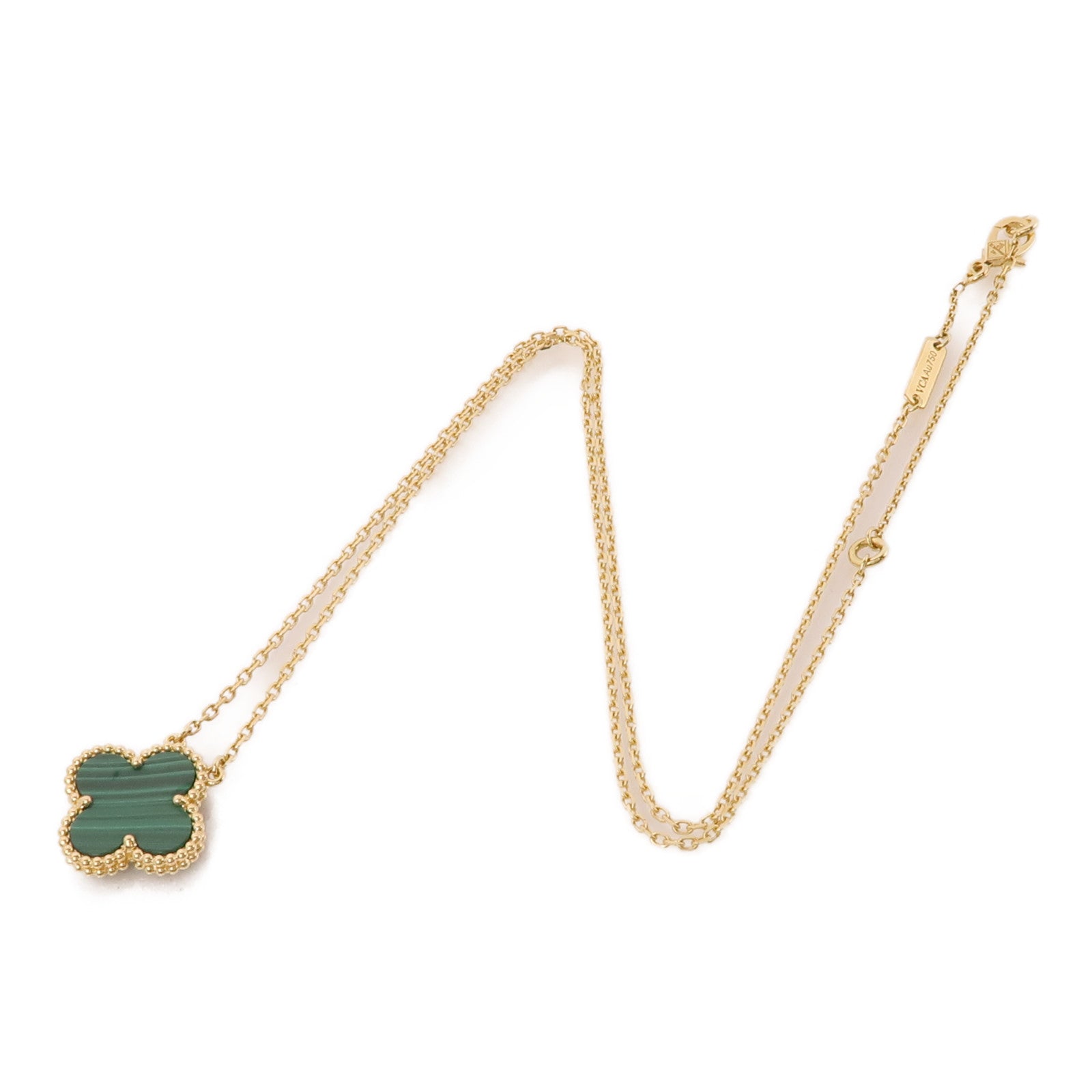 Van Cleef & Arpels 18K黃金Vintage Alhambra Pendant項鍊