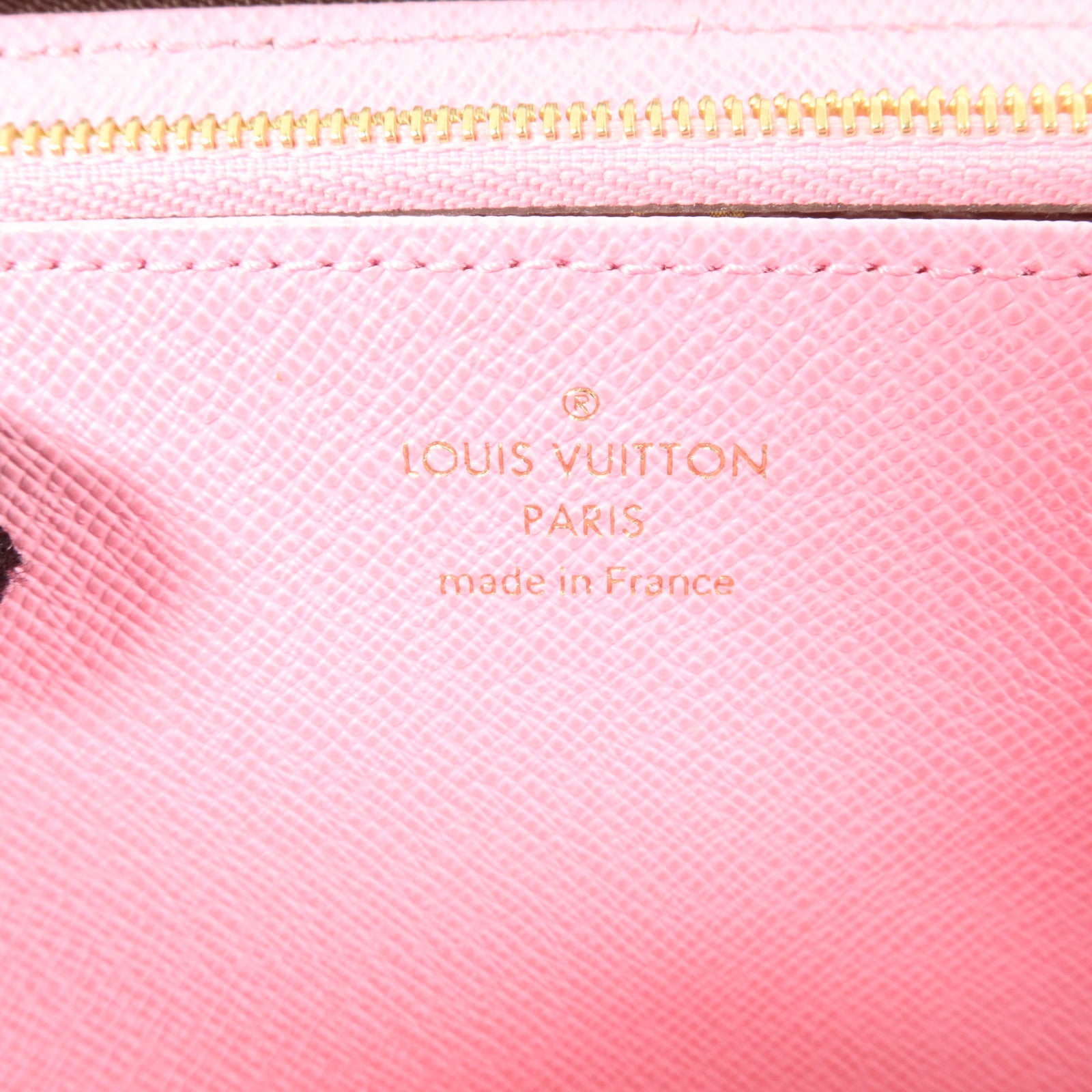 LOUIS VUITTON Monogram Vivienne Zippy Wallet金扣長錢包