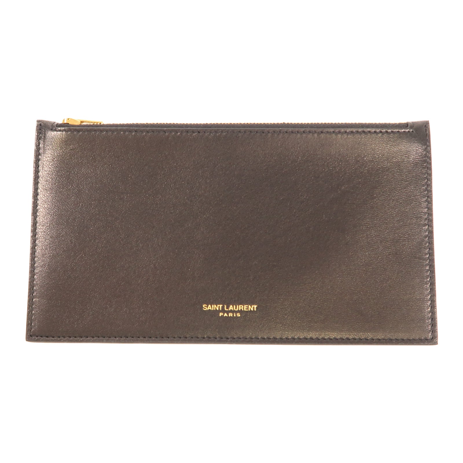 SAINT LAURENT 羊皮皮革Wallet金扣長錢包