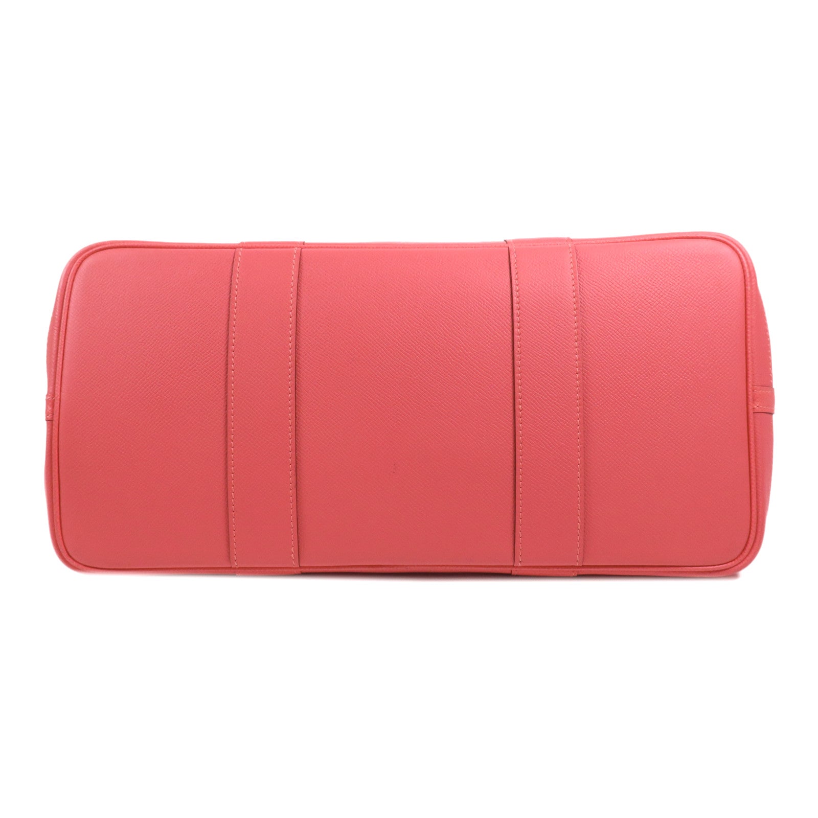 HERMES Epsom皮革Garden Party PM銀扣手挽袋Rose Azalee