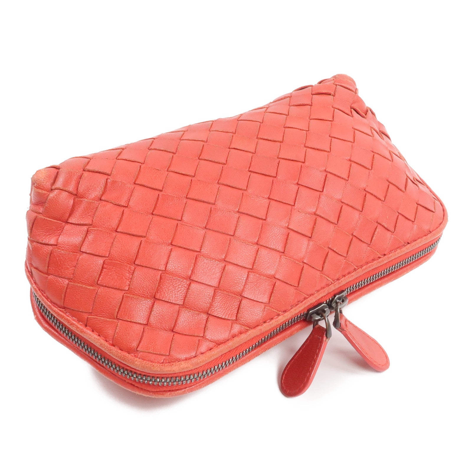 BOTTEGA VENETA 羊皮皮革lntrecciato Pouch手拿包