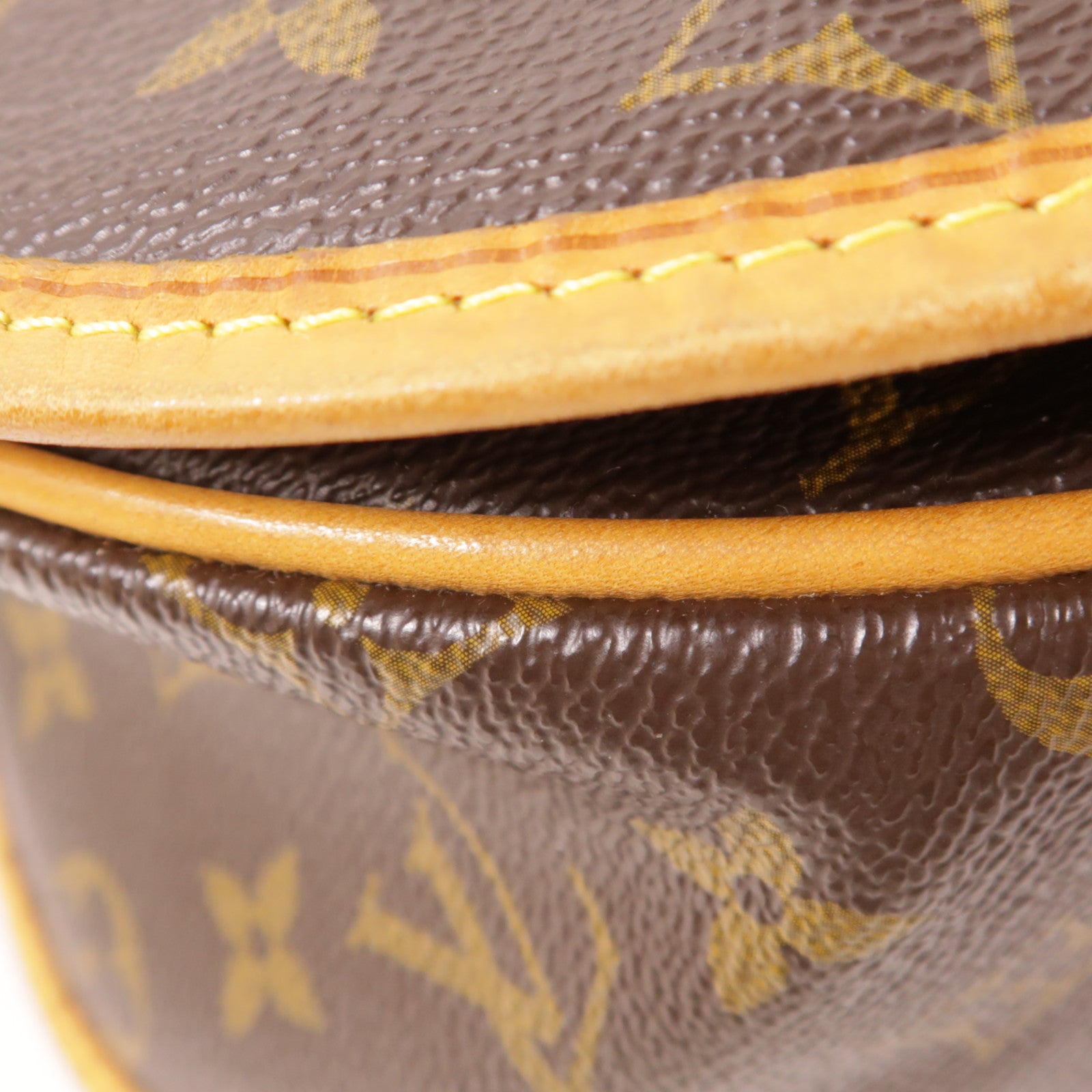 LOUIS VUITTON Monogram Menilmontant MM金扣肩背袋棕色