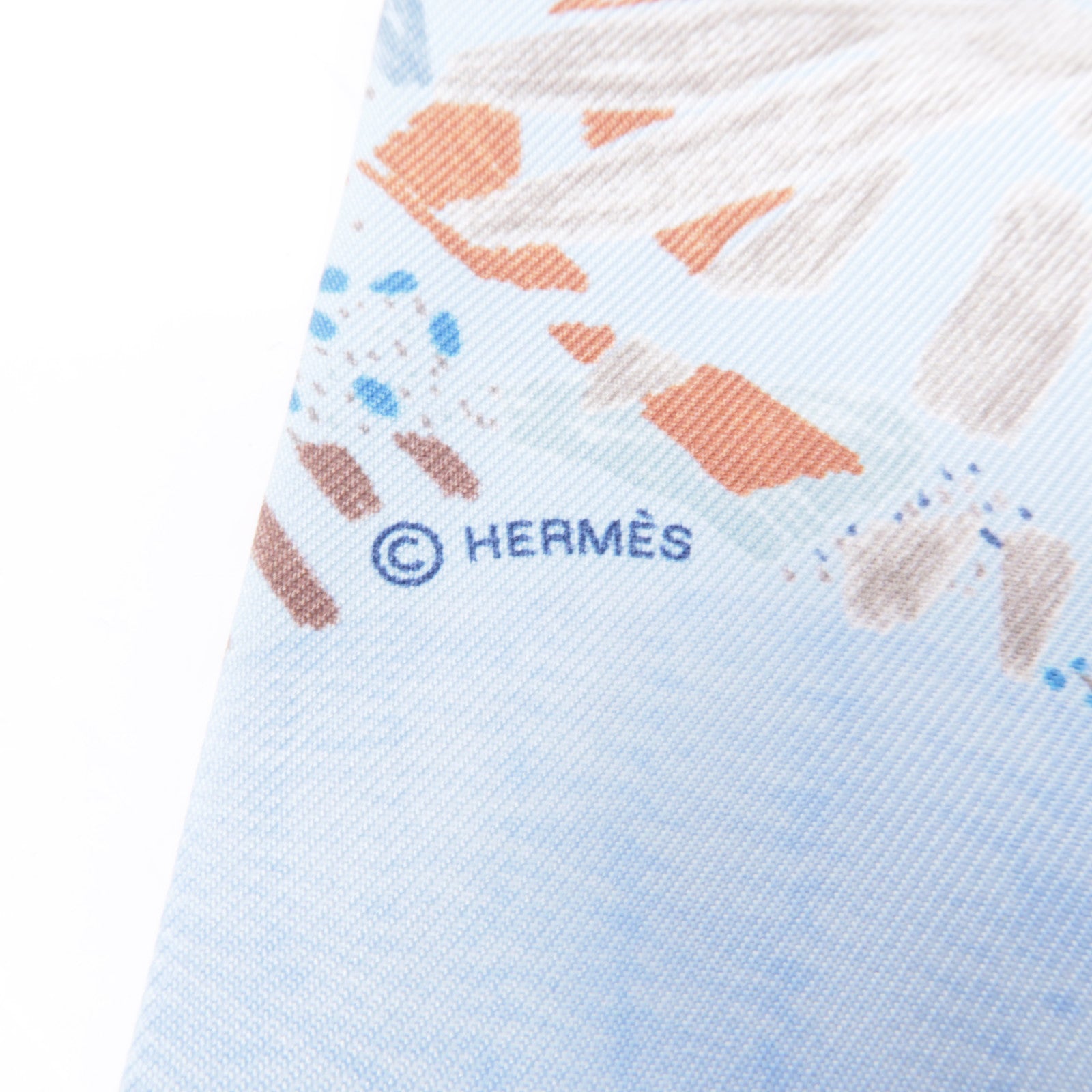 HERMES 絲質Twilly絲巾