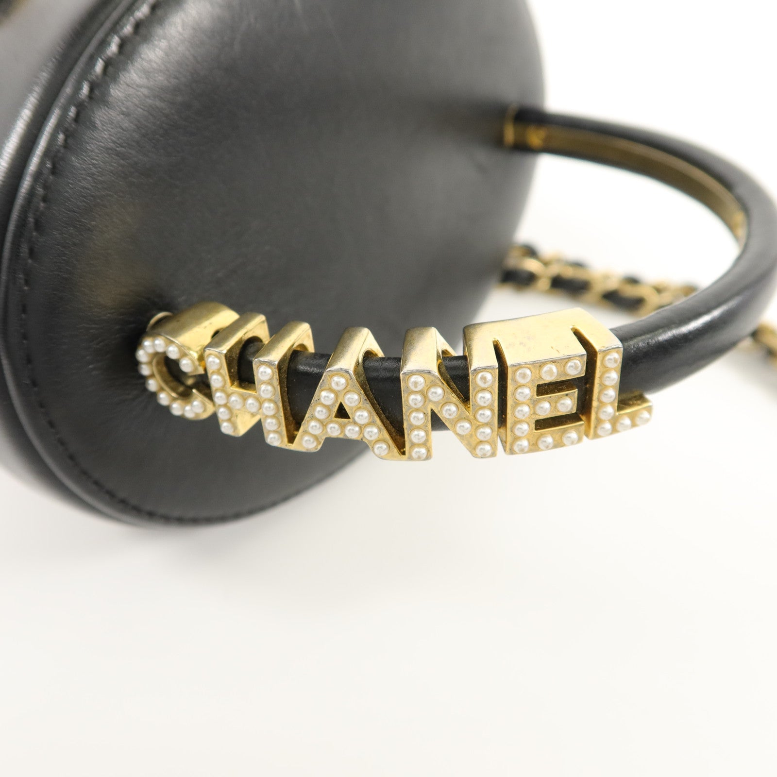 CHANEL 羊皮皮革Vanity Case手挽肩背兩用袋