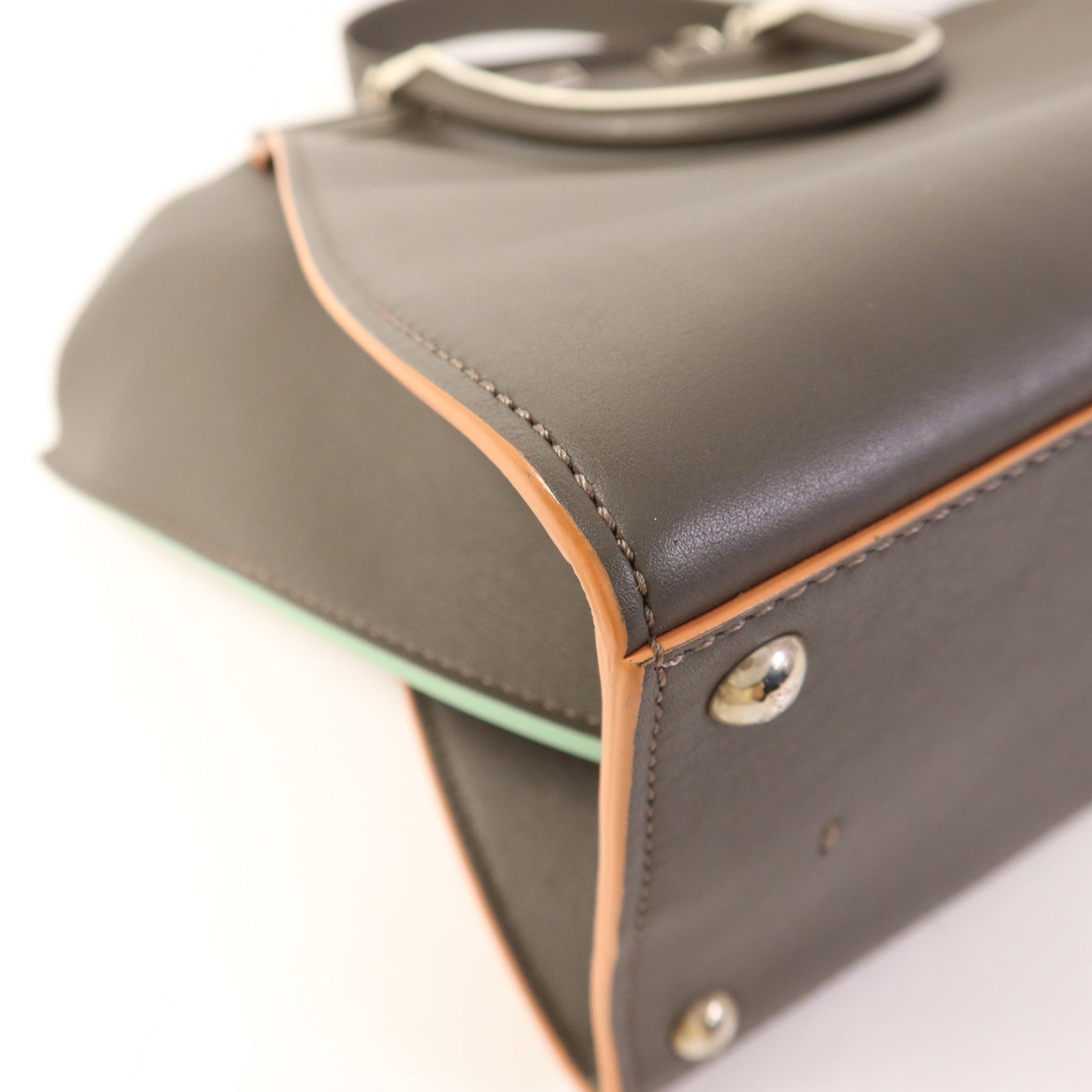 FENDI 牛皮皮革3 Jours銀扣手挽肩背兩用袋