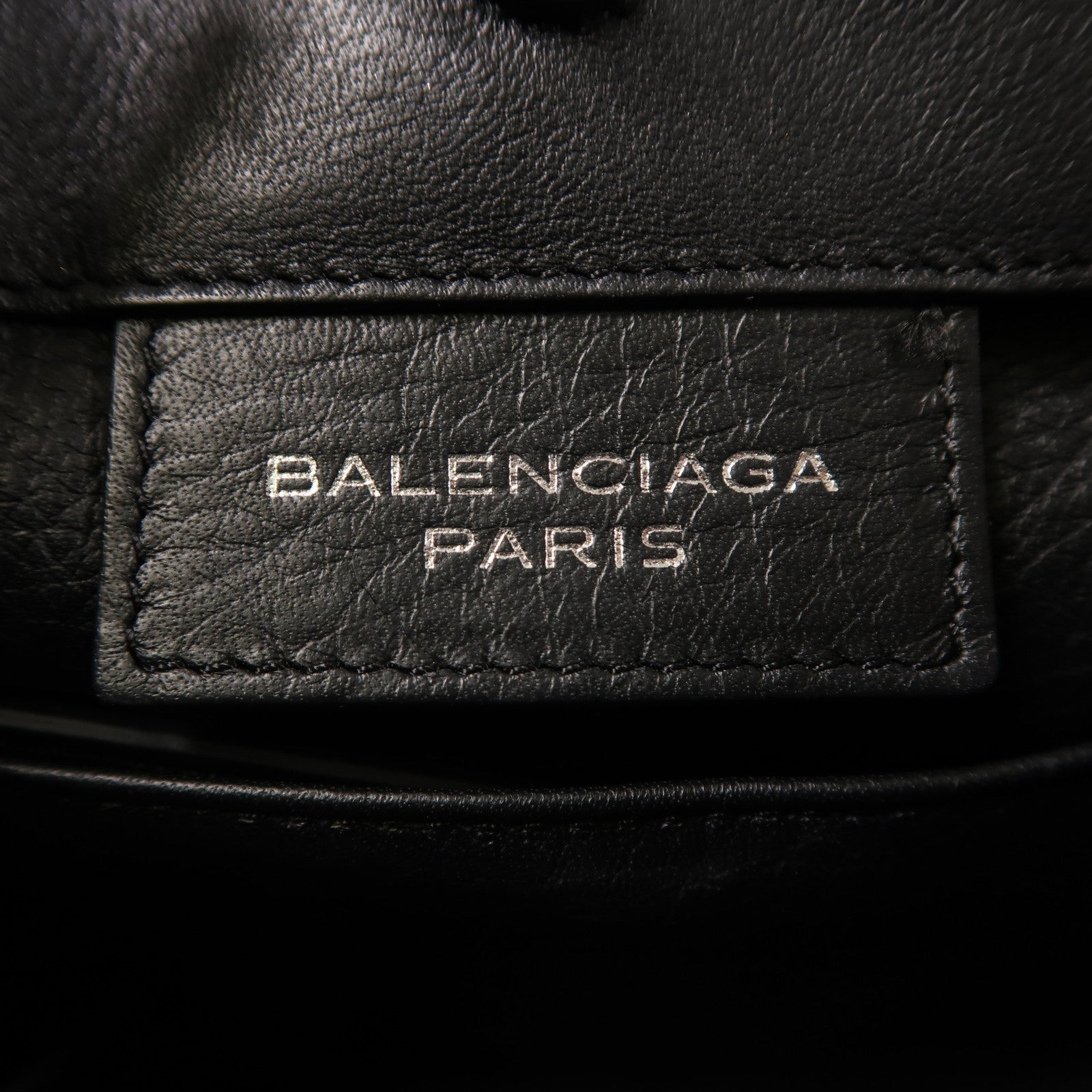 BALENCIAGA 牛皮皮革Papier Mini銀扣手挽肩背兩用袋