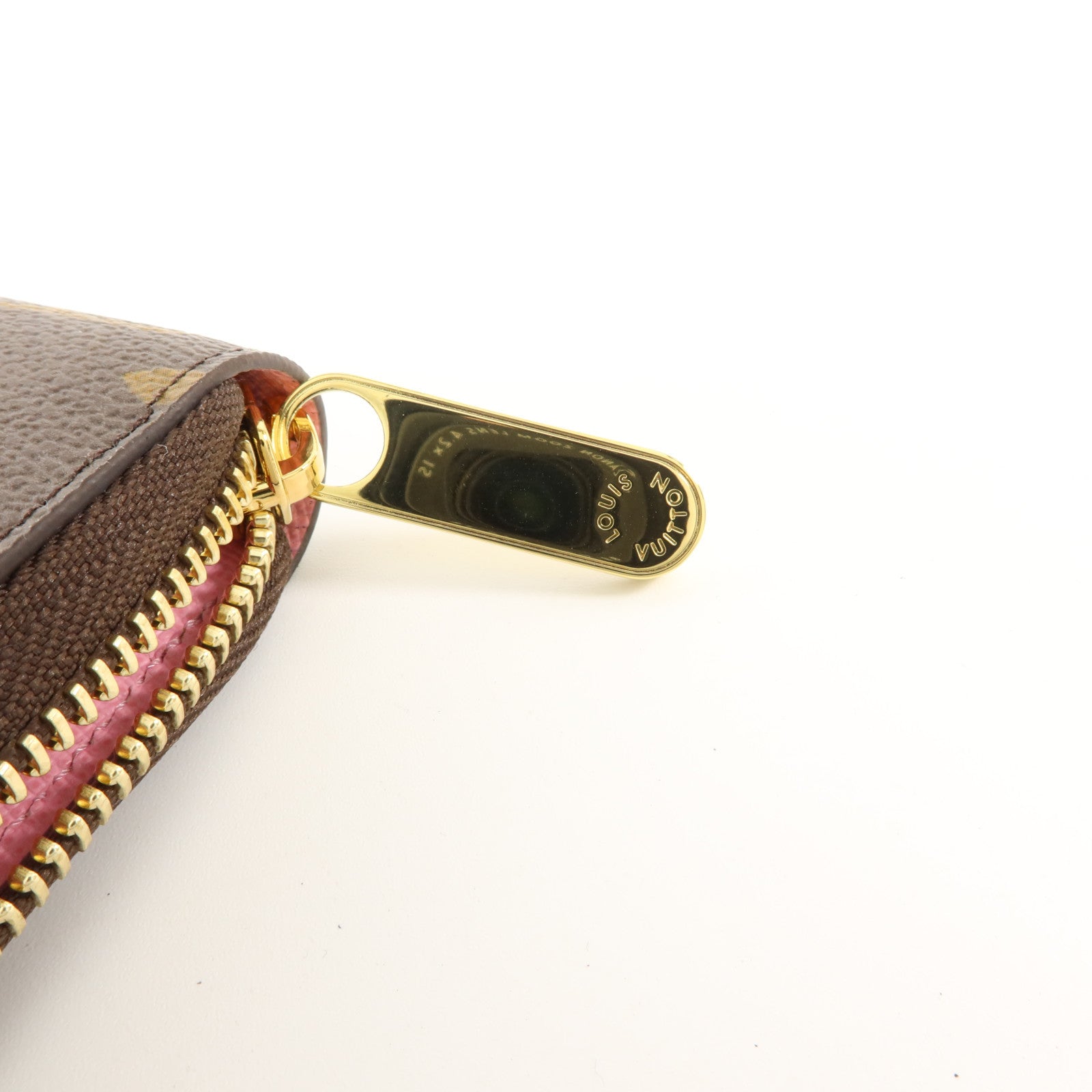 LOUIS VUITTON Monogram Vivienne Zippy Wallet金扣長錢包