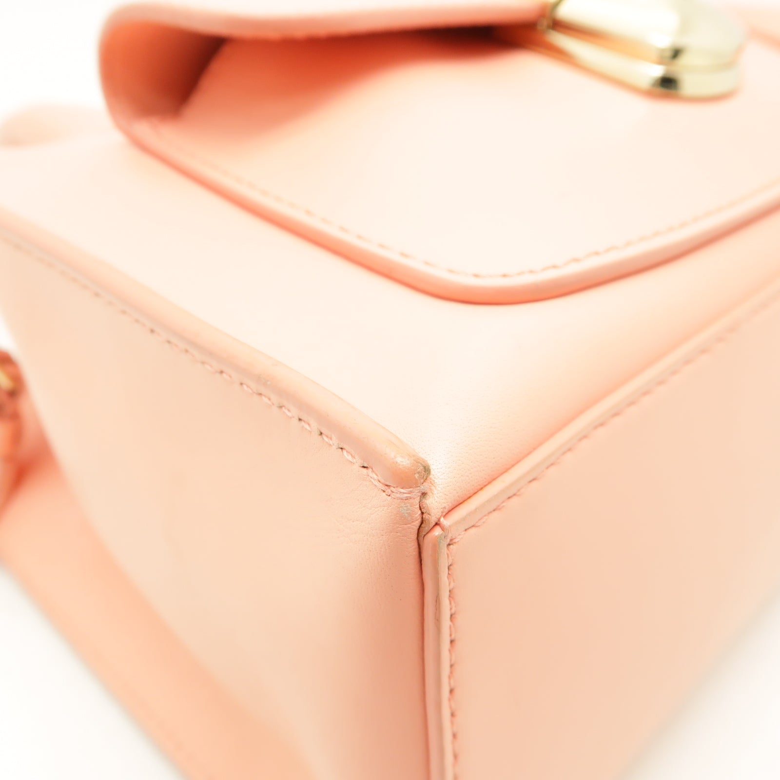 BALENCIAGA 【激減優惠】牛皮皮革Mini Padlock All Afternoon金扣手挽肩背兩用袋粉紅色