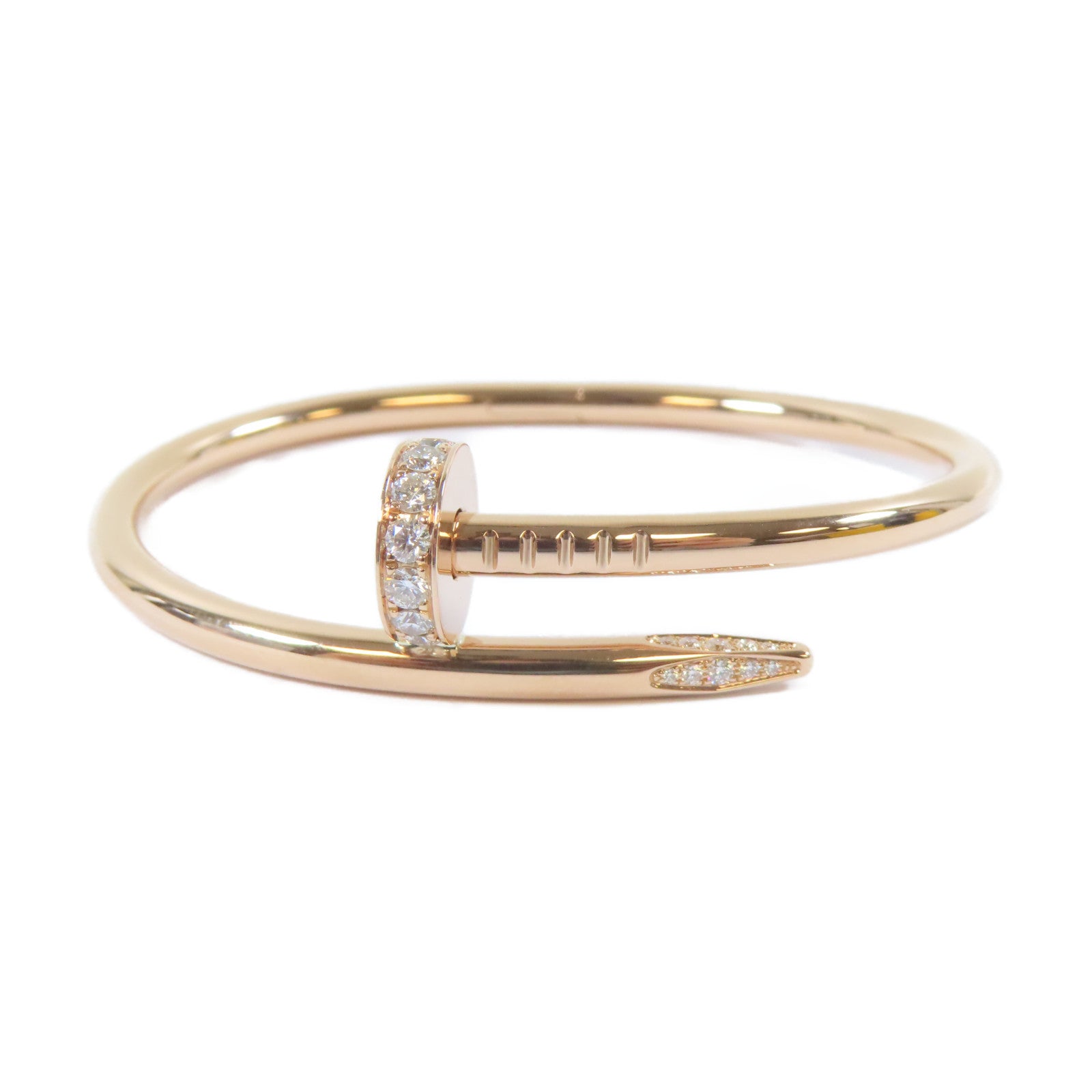 CARTIER 【激減優惠】18K玫瑰金Juste Un Clou Bracelet手鐲Cartier#15/#14.5cm