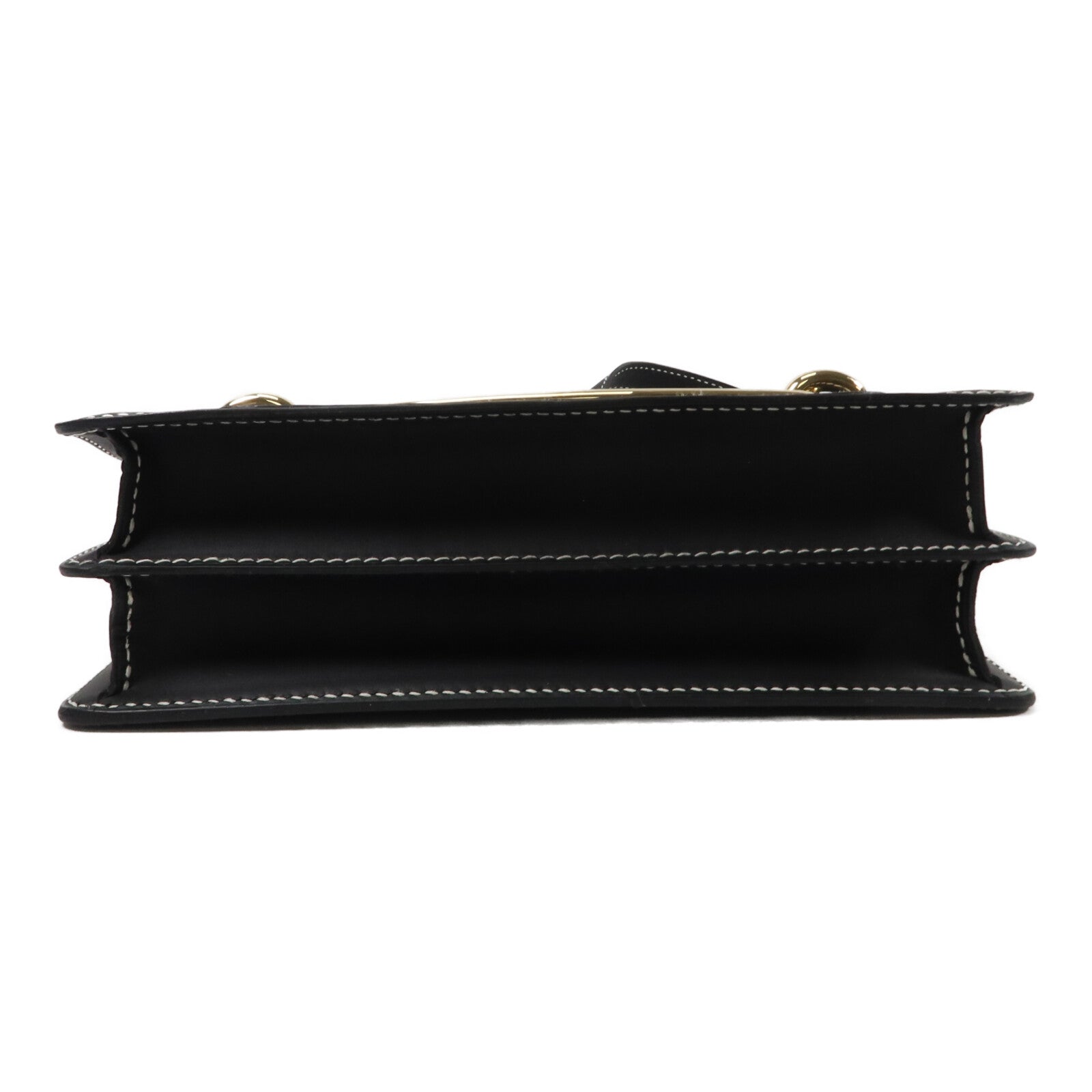 HERMES Sombrero皮革Roulis 23肩背袋Noir