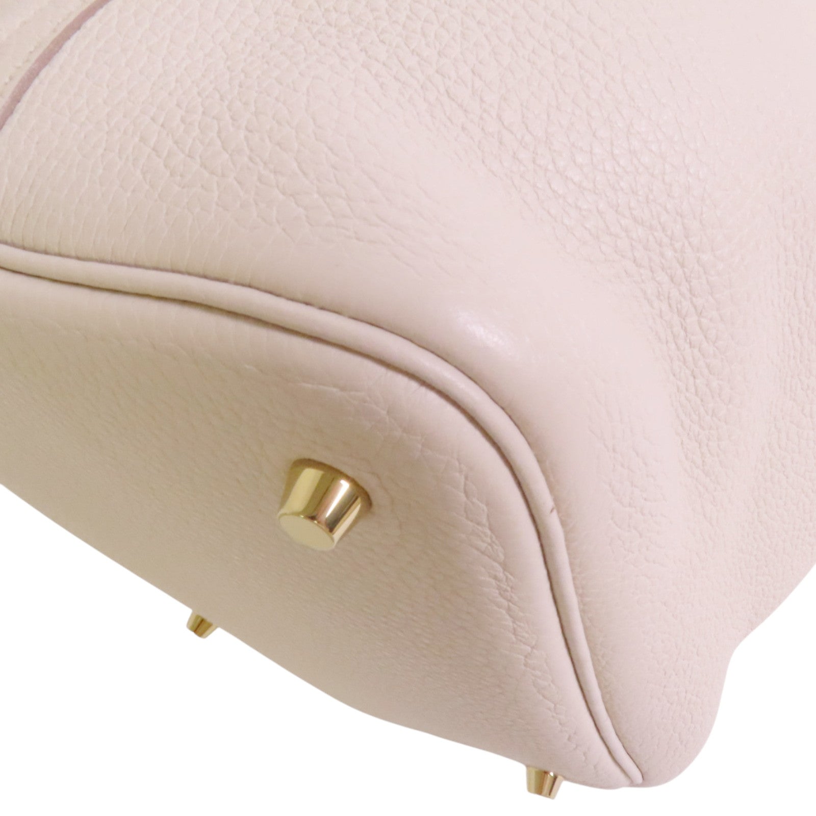 HERMES Clemence皮革Picotin MM金扣手挽袋