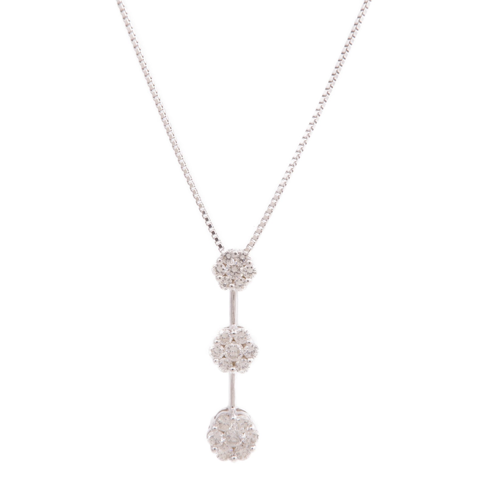 JEWELRY 【激減優惠】18K白金Diamond Necklace鑽石項鍊