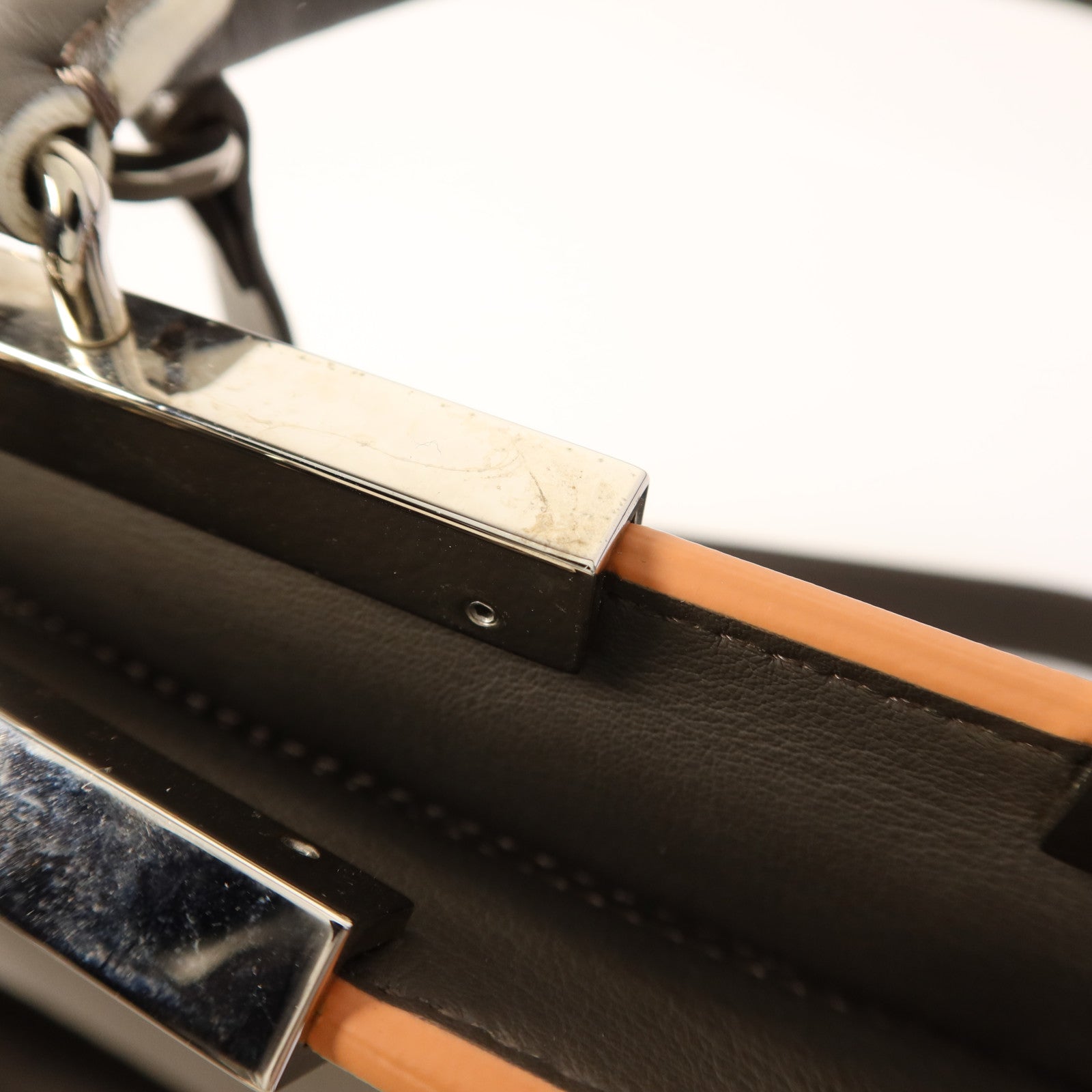 FENDI 牛皮皮革3 Jours銀扣手挽肩背兩用袋