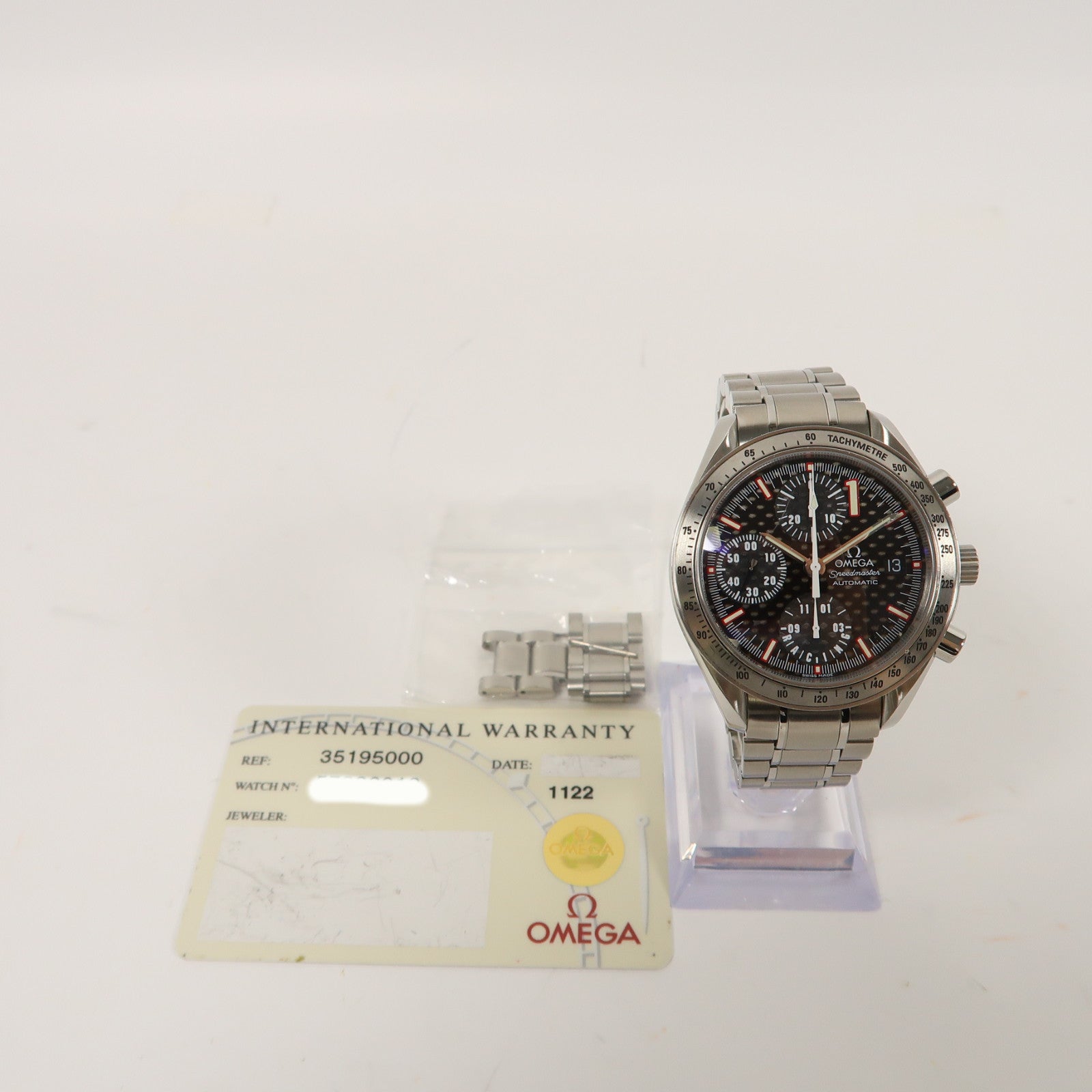 OMEGA Speedmaster不鏽鋼手錶自動機芯黑色