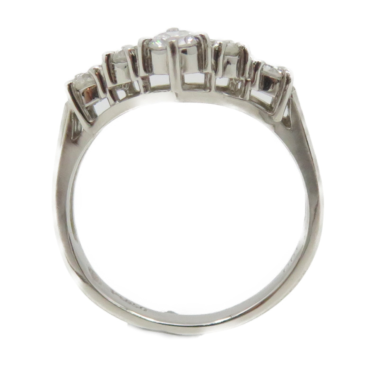 JEWELRY PT850 Platinum/0.60ct Diamond Ring US#6.5