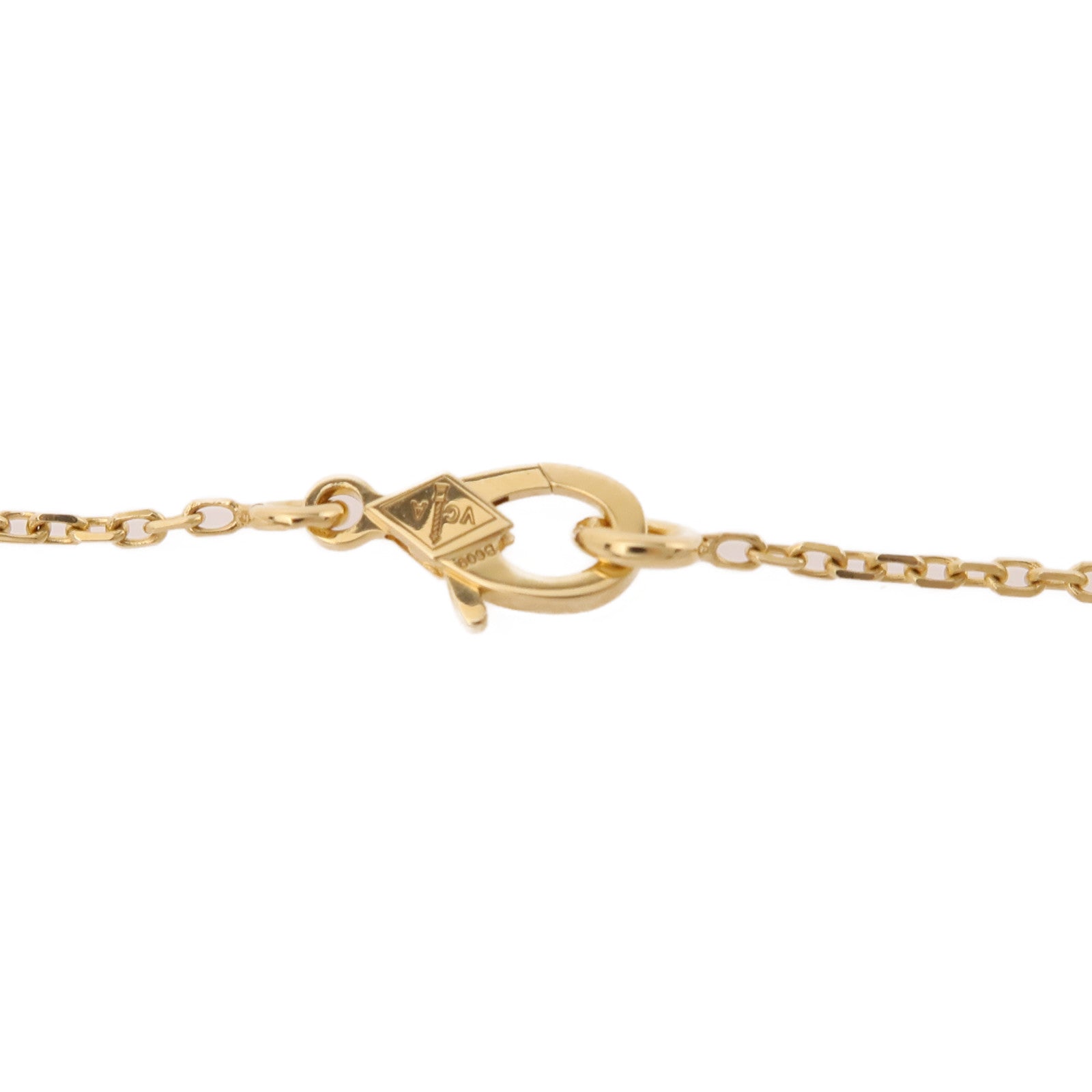 Van Cleef & Arpels 18K黃金Vintage Alhambra Pendant項鍊