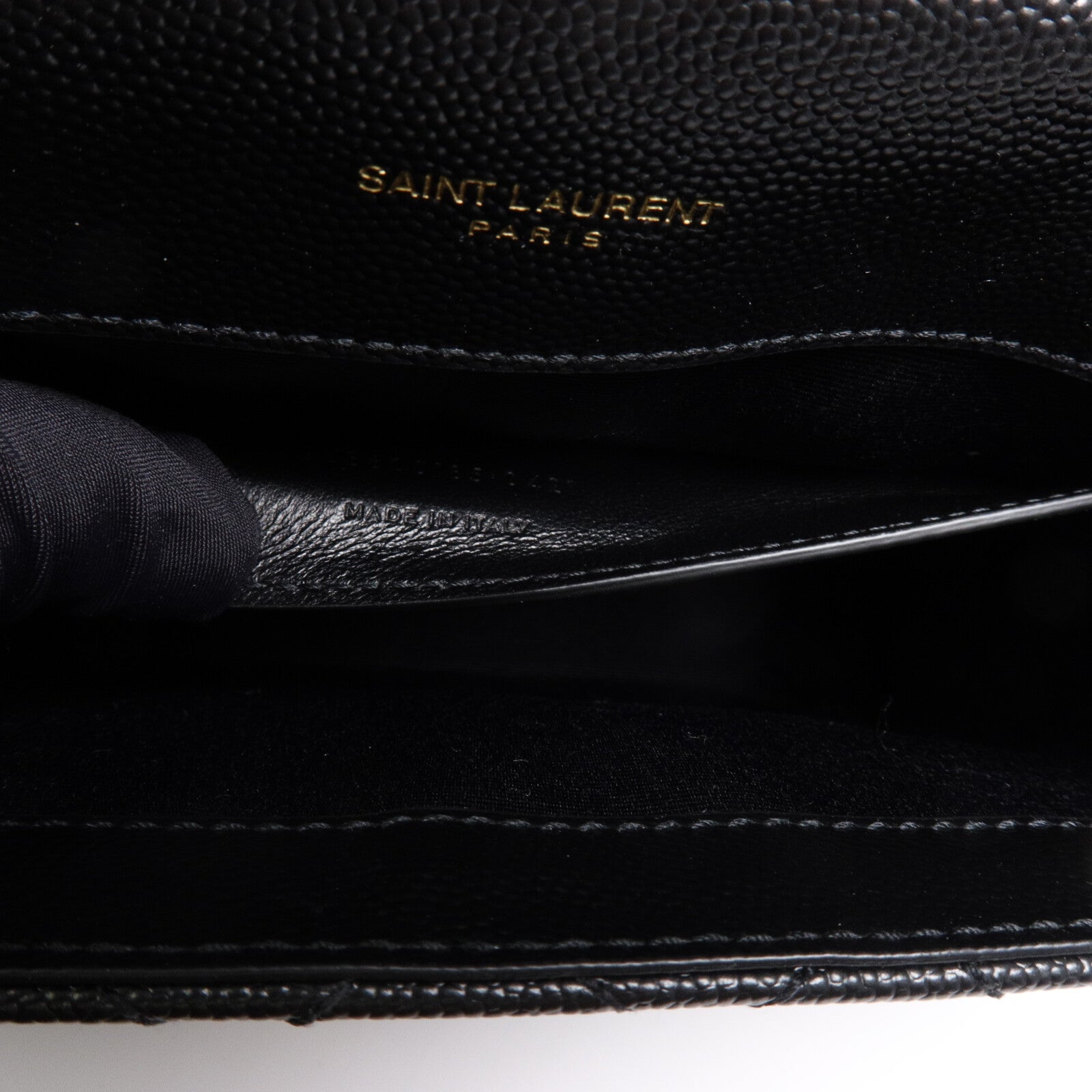SAINT LAURENT 牛皮皮革Envelope Medium鏈帶肩背袋