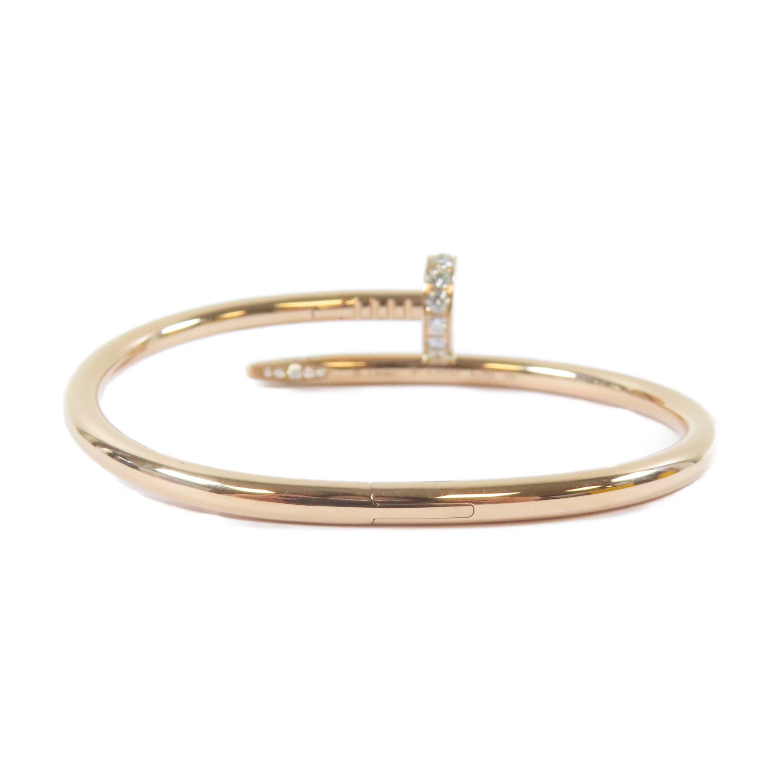 CARTIER 【激減優惠】18K玫瑰金Juste Un Clou Bracelet手鐲Cartier#15/#14.5cm