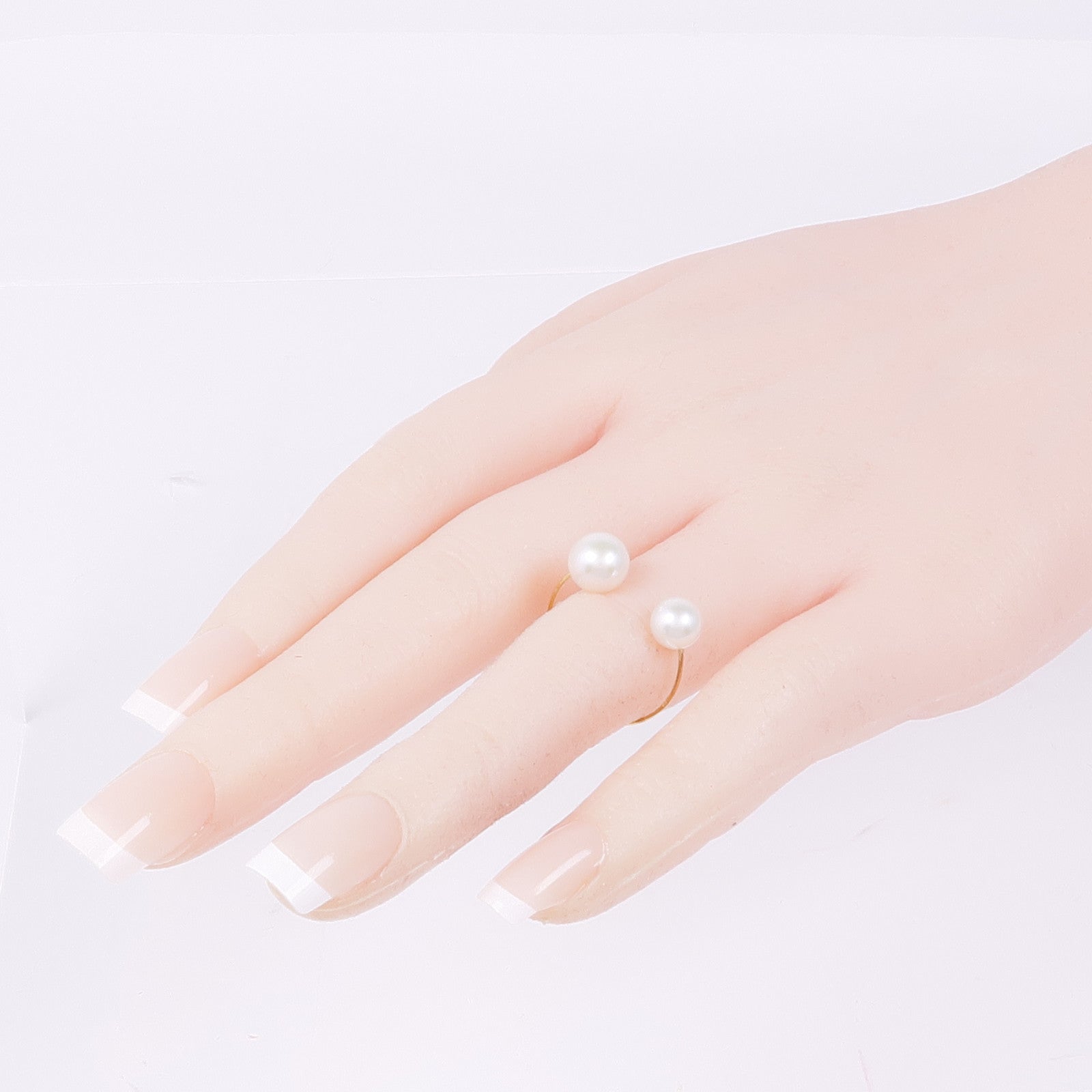 JEWELRY 18K黃金Pearl Ring珍珠戒指US#6