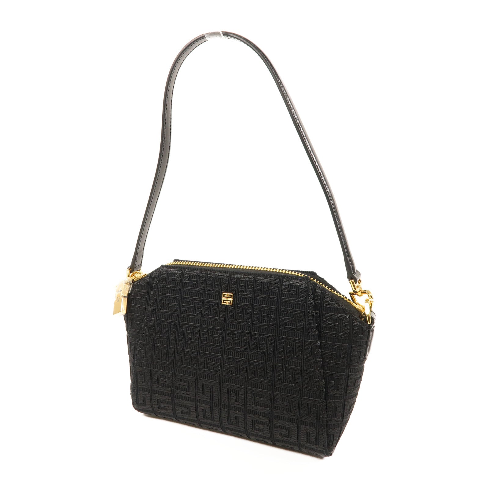 GIVENCHY 帆布Antigona XS金扣手挽肩背兩用袋