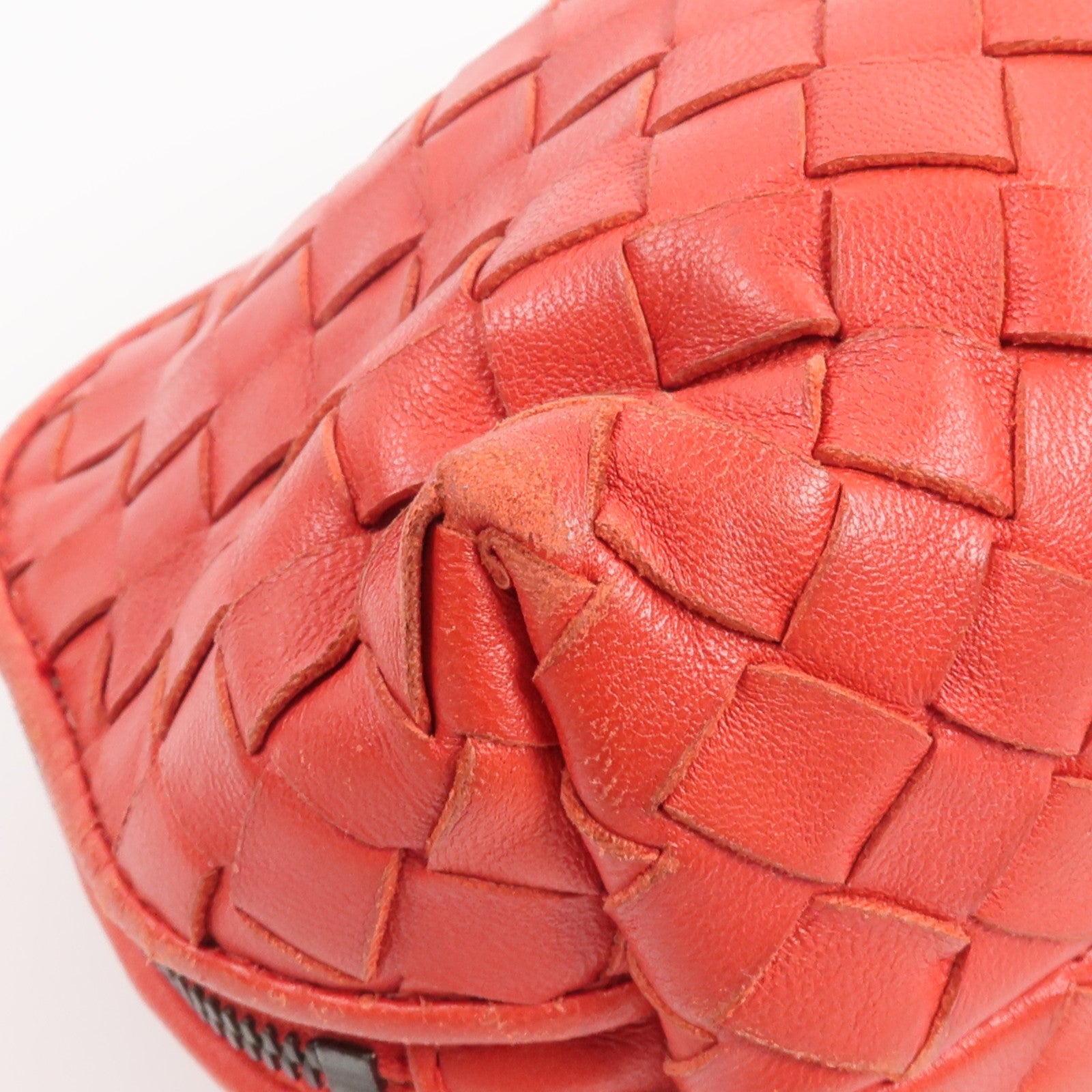 BOTTEGA VENETA 羊皮皮革lntrecciato Pouch手拿包