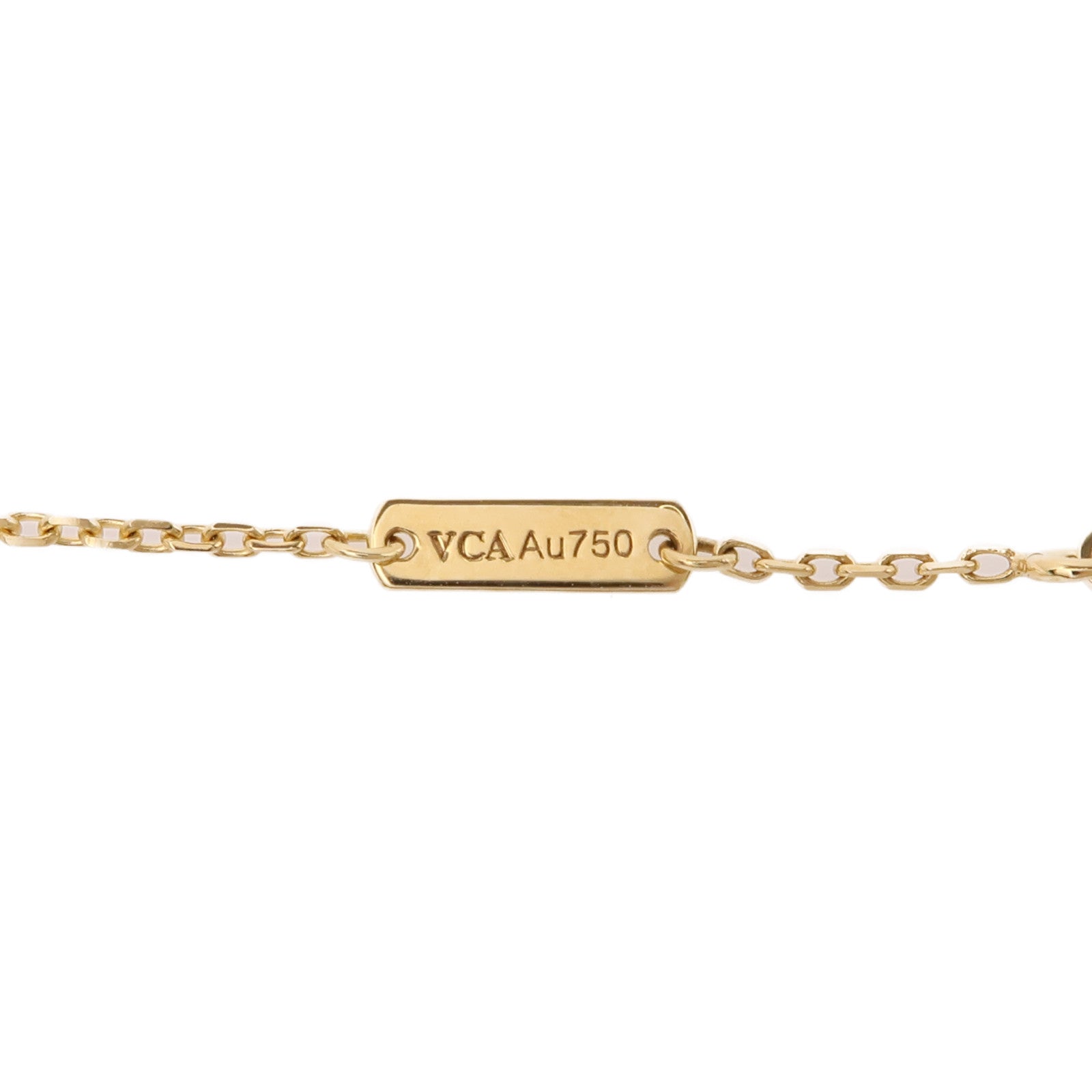 Van Cleef & Arpels 18K黃金Vintage Alhambra Pendant項鍊
