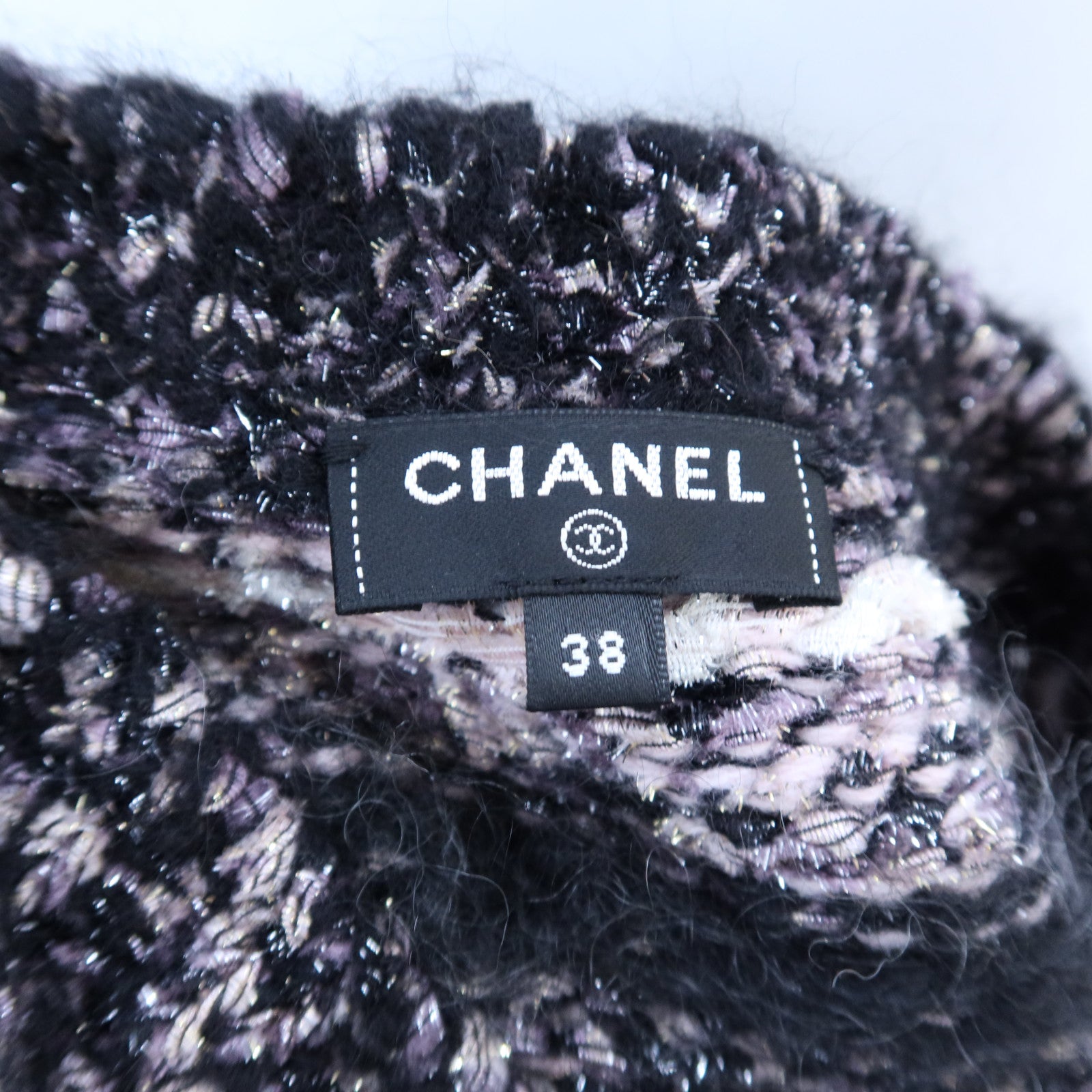 CHANEL Viscose/Polyamide Knit Long-Sleeved Dress連身裙
