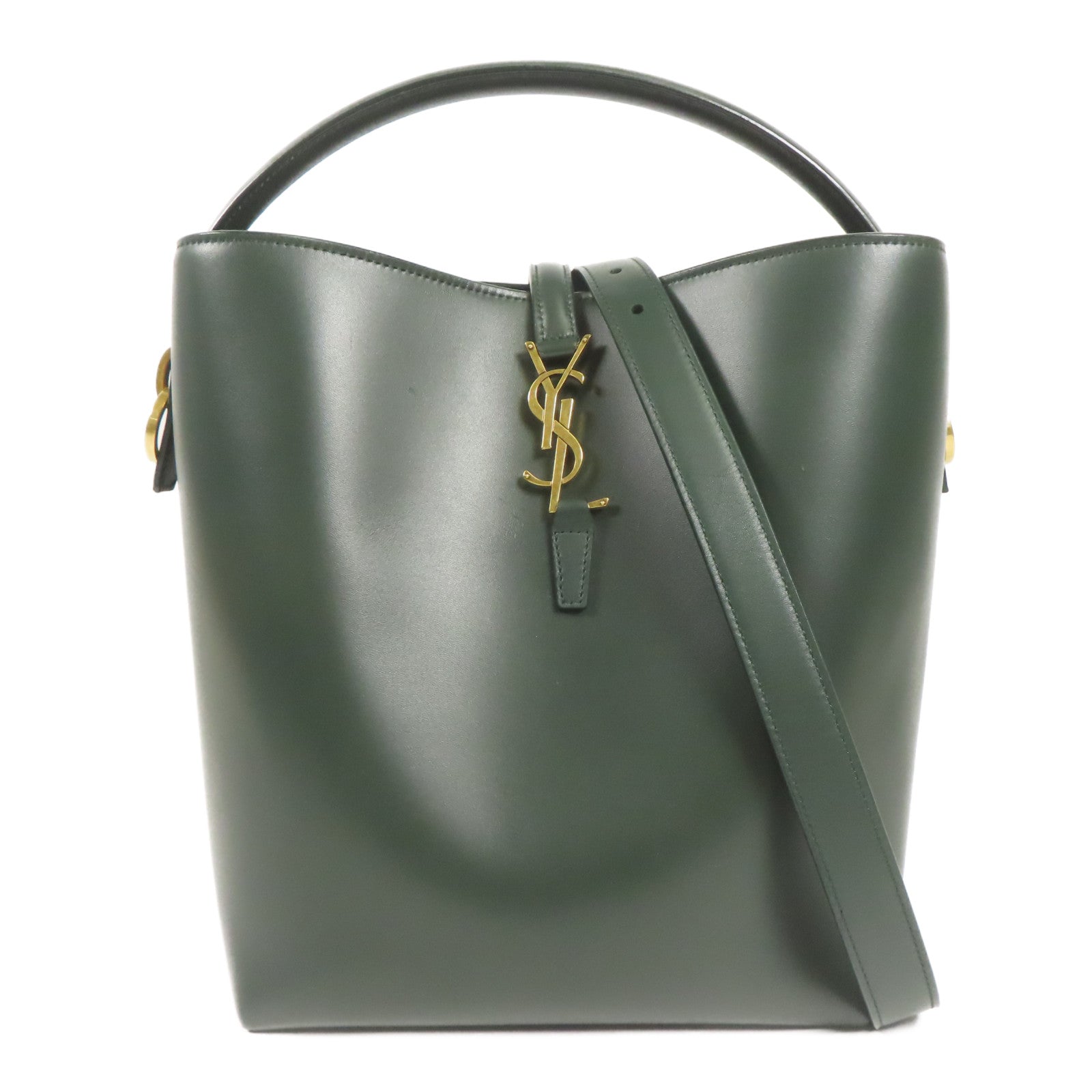 SAINT LAURENT 牛皮皮革Le 37金扣肩背袋
